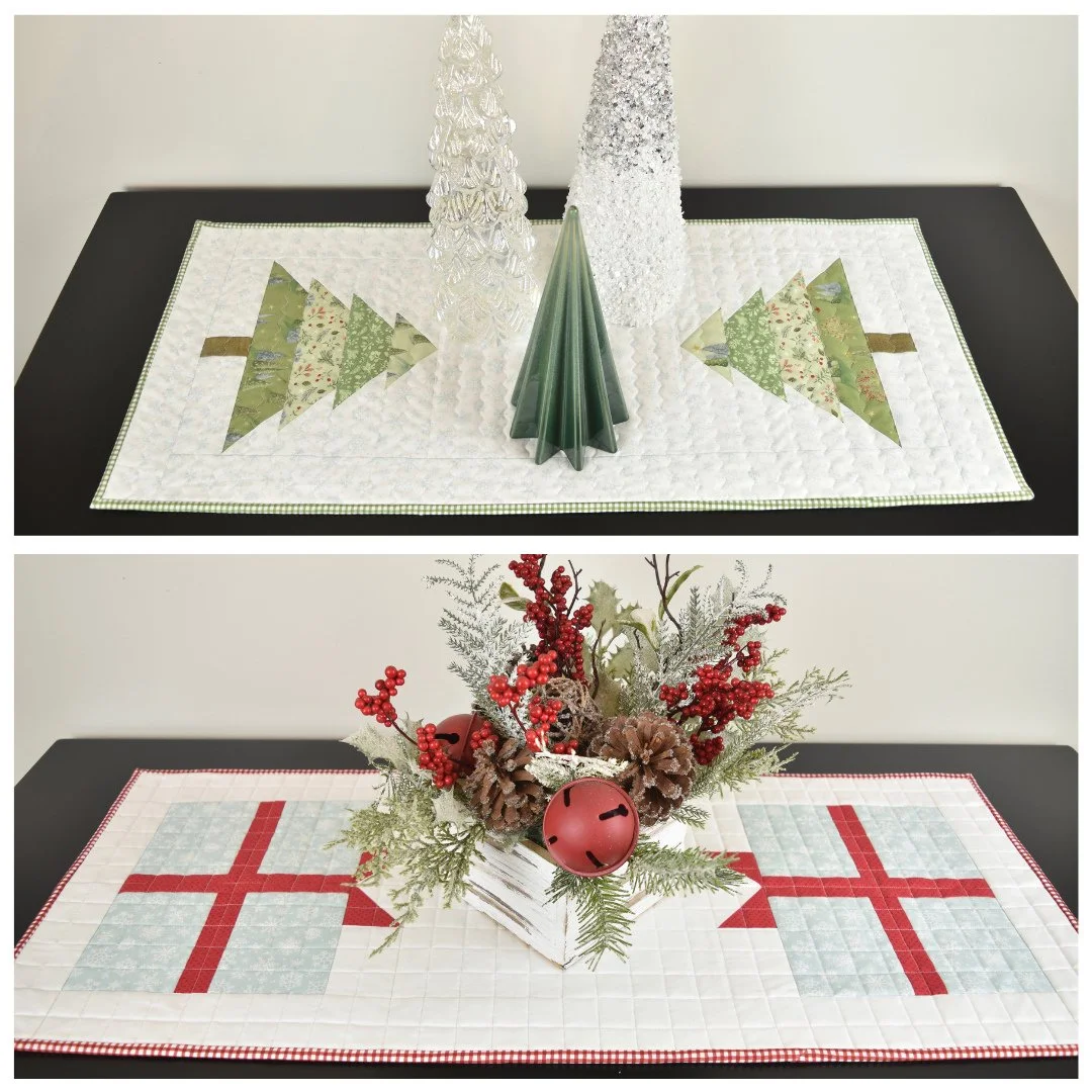 December is here and it's beginning to look a lot like Christmas in our house 🎄 You can add some festive fun to your decor with this month's tutorial, the Choose-Your-Cheer Table Runner 🎁⁠
⁠
This beginner friendly table runner has two cheery Christ