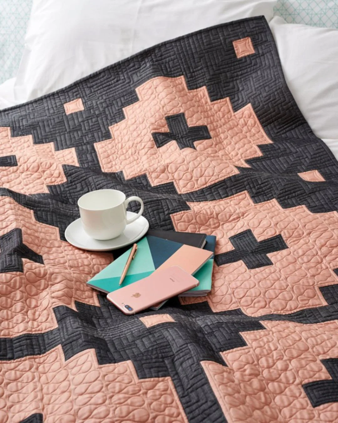 Welcome to 2026!🥂🎊⁠
⁠
I love a fresh start! I hope you are able to take some time today to sit down with a cup of joe and think through what you want from this new year ❤️⁠
⁠
⁠
Quilt featured is my Beluga quilt - available for purchase in my shop!