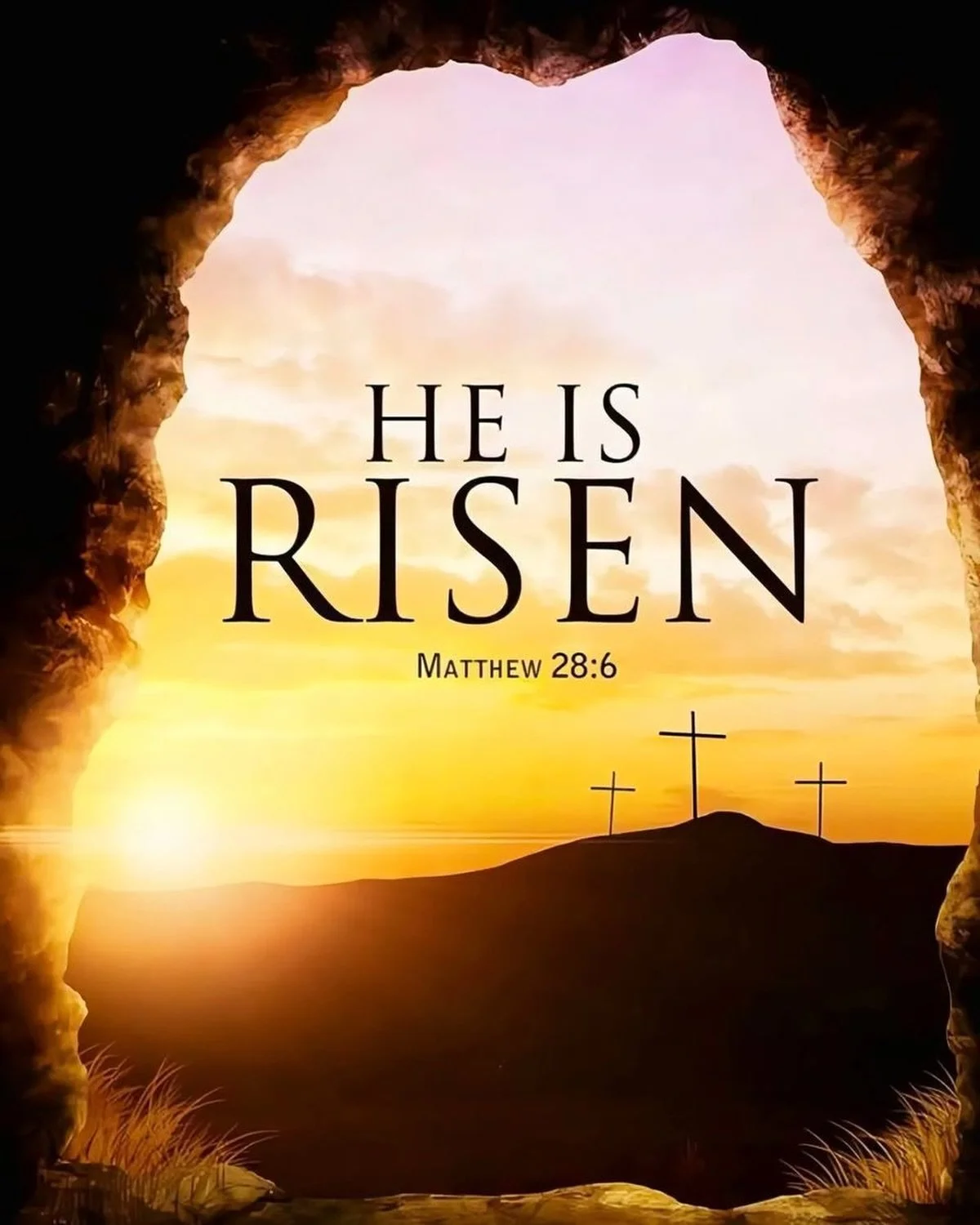He is risen ✝️💛

The angel said to the women, &ldquo;Do not be afraid, for I know that you are looking for Jesus, who was crucified. He is not here; he has risen, just as he said. 🌤

Come and see the place where he lay. Then go quickly and tell hi
