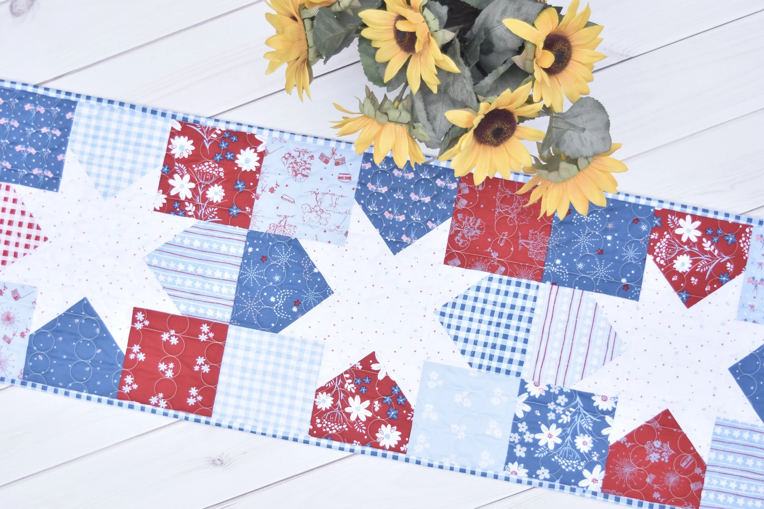 Star Charms Table Runner