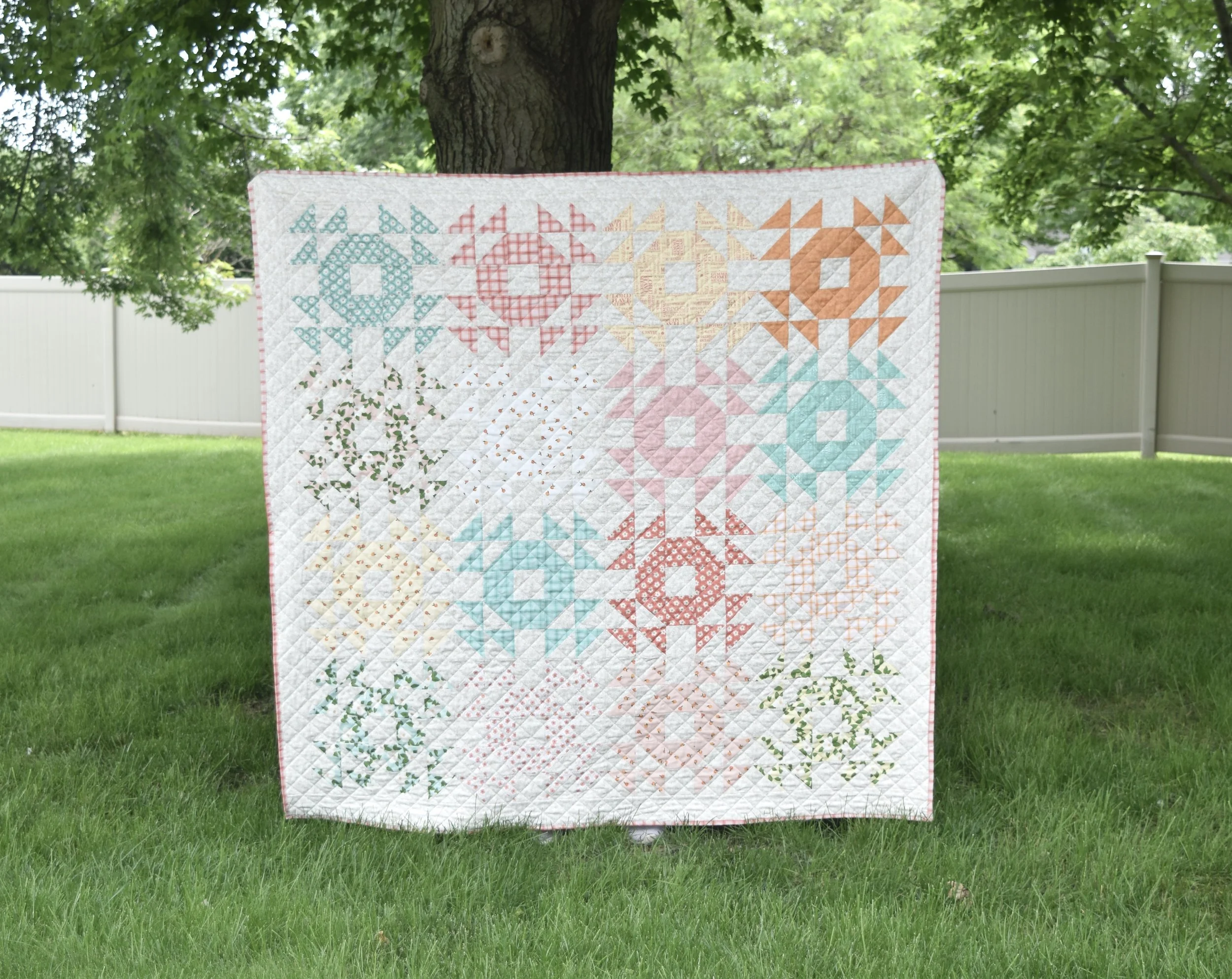 Magnolia Quilt by Amanda Castor of Material Girl Quilts