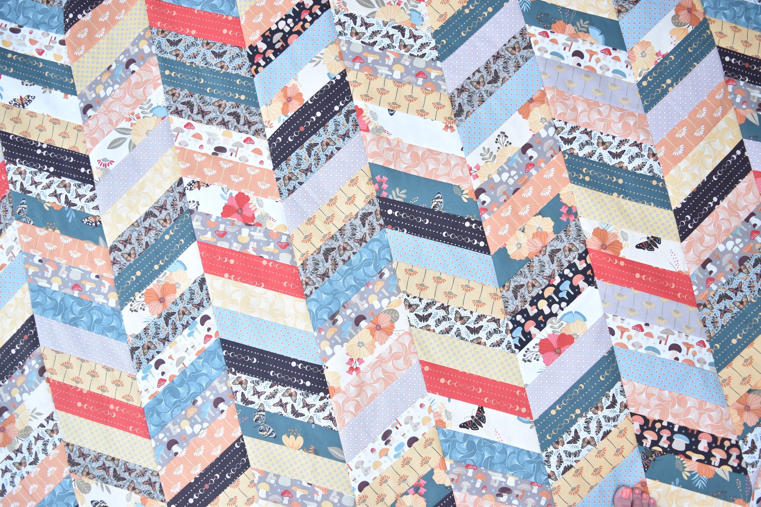 Herring Quilt by Amanda Castor of Material Girl Quilts