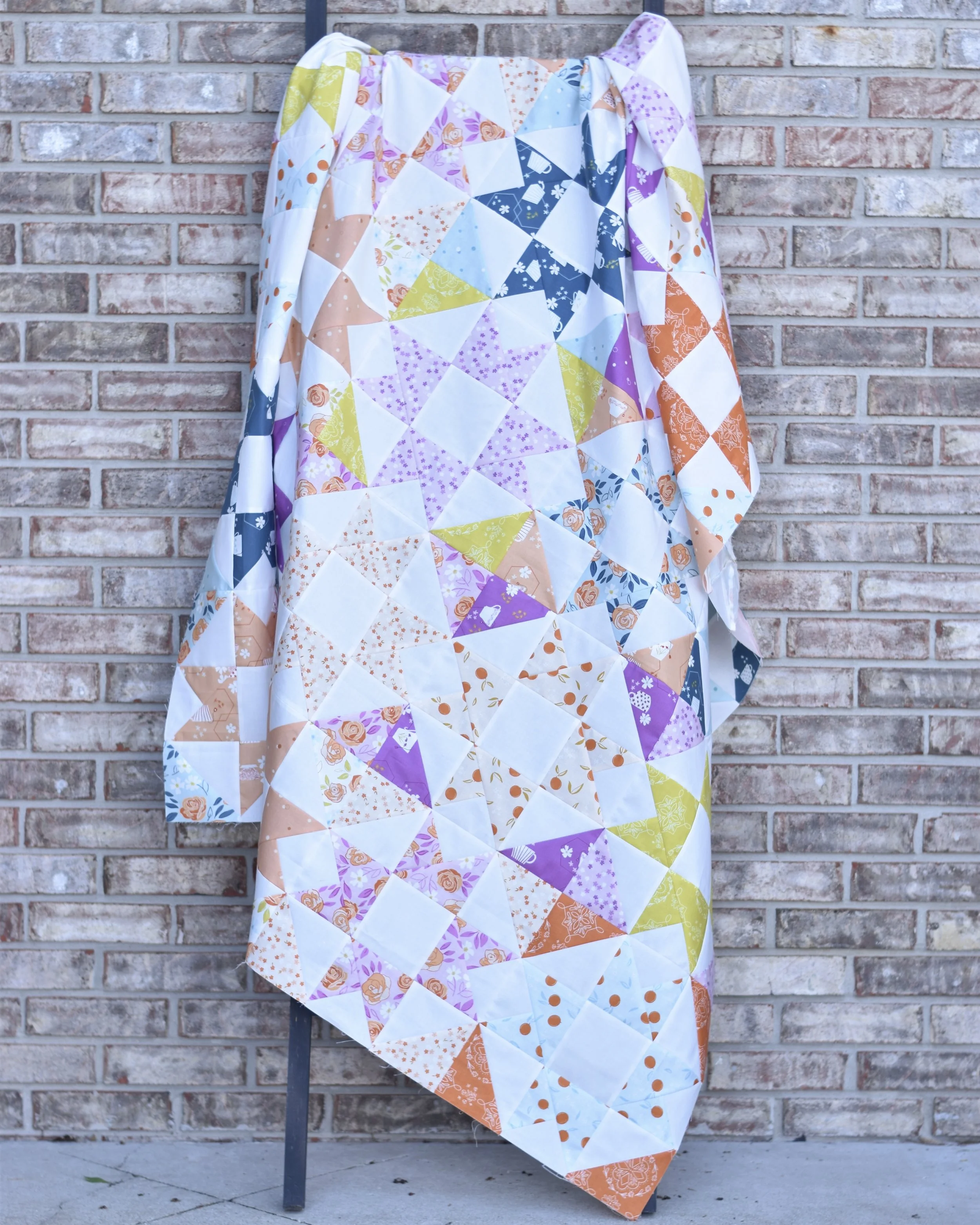 Amberlight II Quilt by Amanda Castor of Material Girl Quilts
