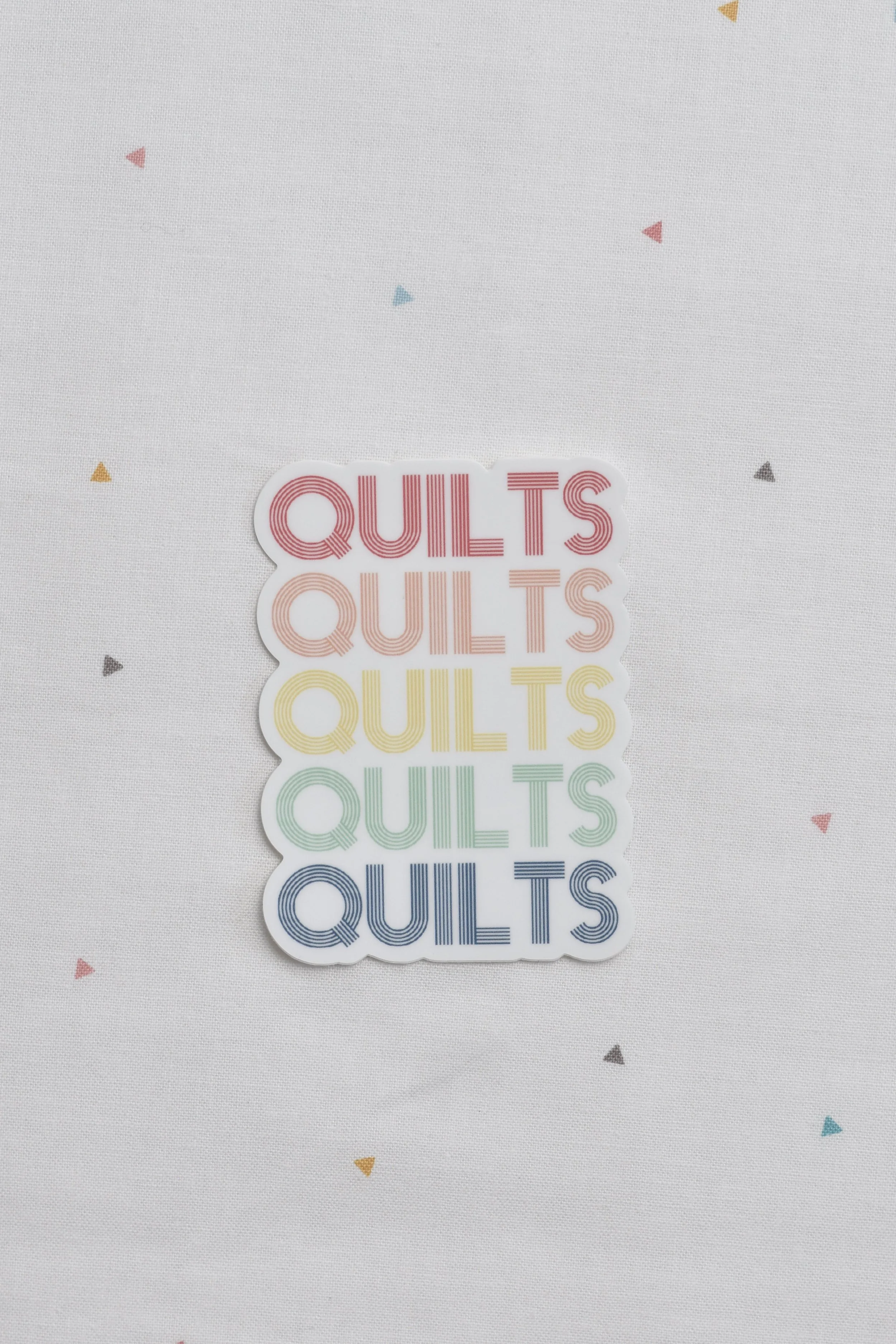 Quilts Quilts Quilts Sticker