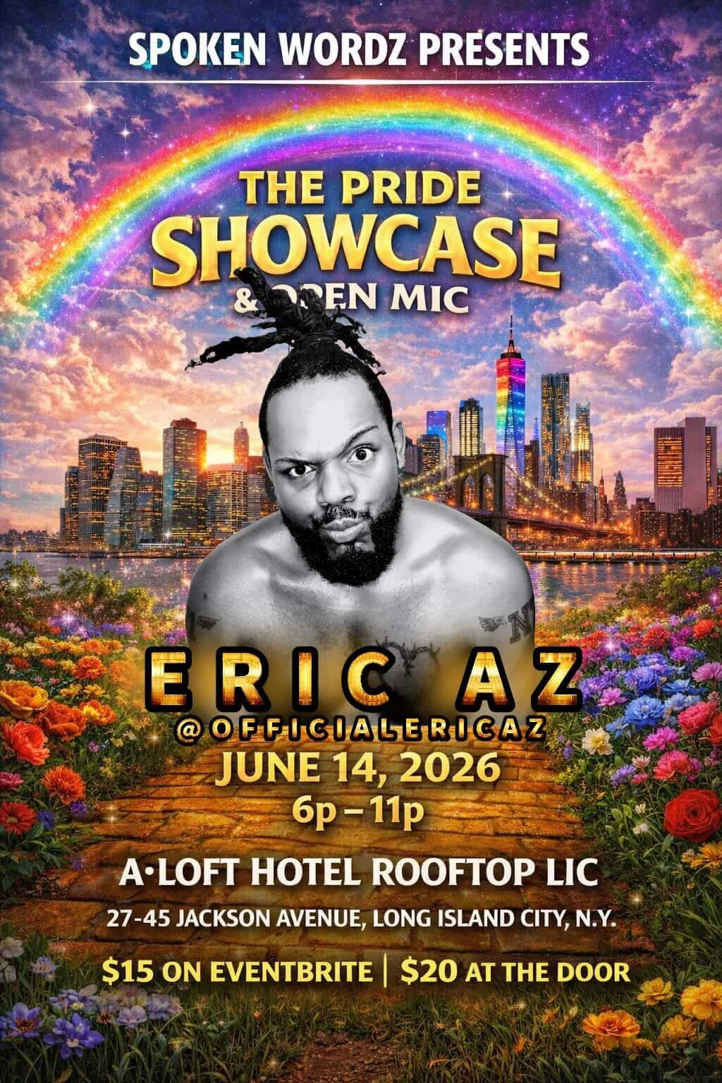 SPOKEN WORDZ PRESENTS: THE PRIDE SHOWCASE & OPEN MIC