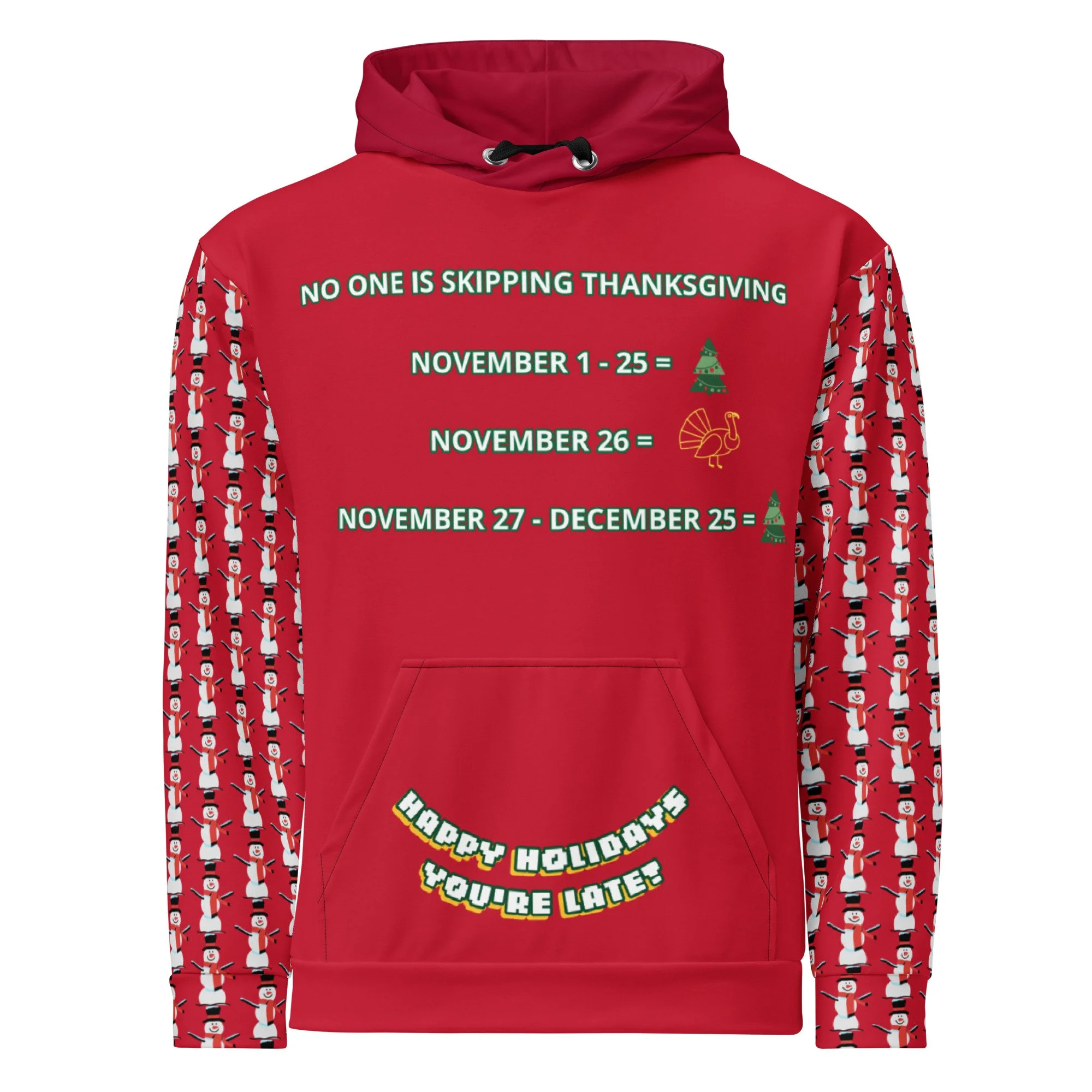 HOLIDAY 26' Unisex Hoodie {RED}