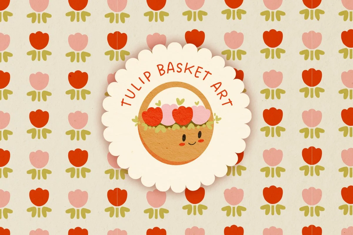 Tulip Basket Art