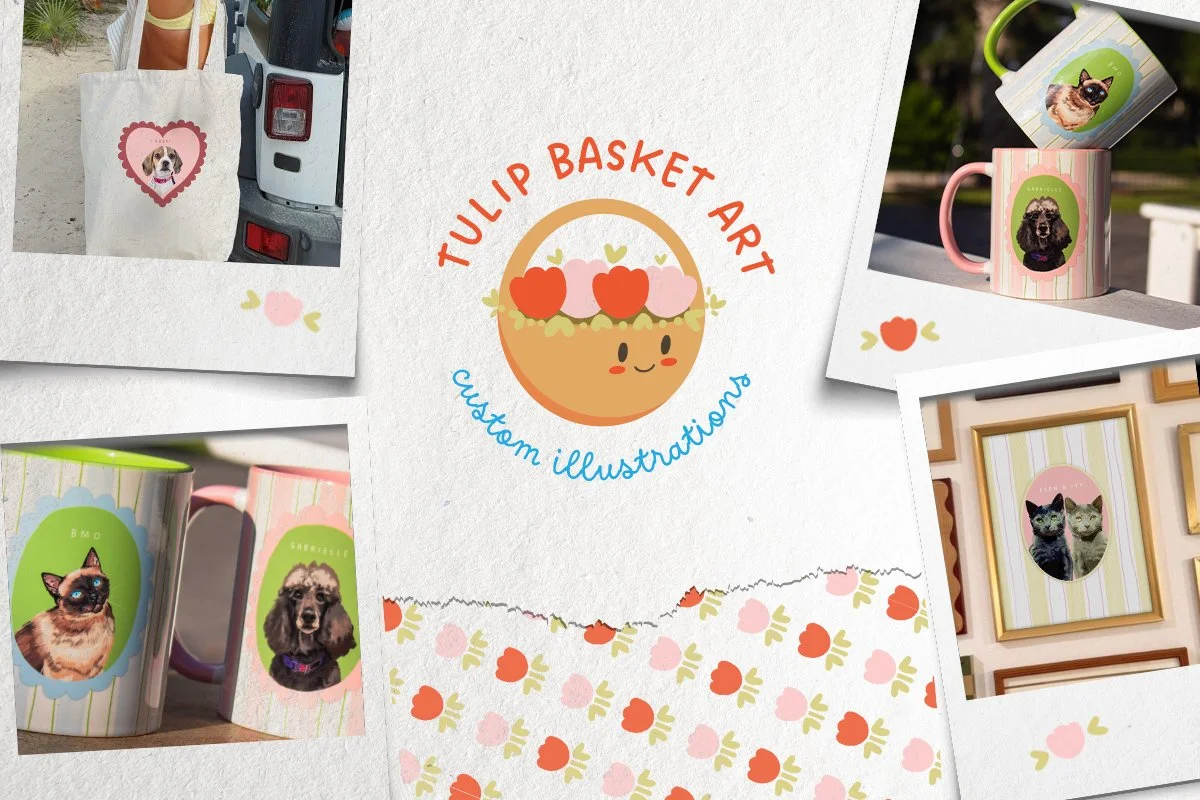 Tulip Basket Art