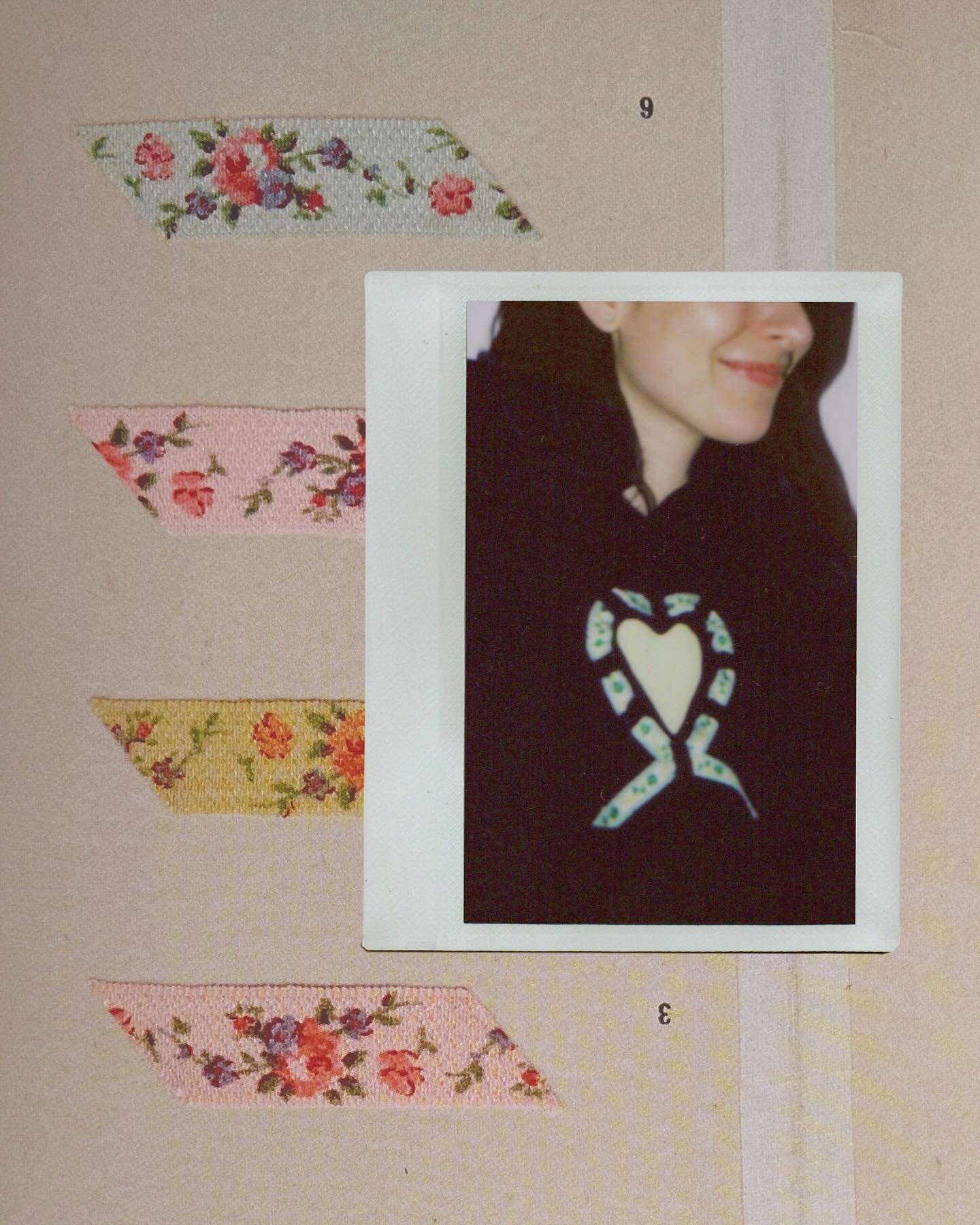 Introducing the Ribbon♡Hoodies! Navy blue heavyweight cotton hoodies featuring vintage or deadstock ribbon from my collection woven around a heart shaped cutout. Each piece is hand sewn and embellished in Brooklyn. Inspired by my Ribbon♡Vases. A smal