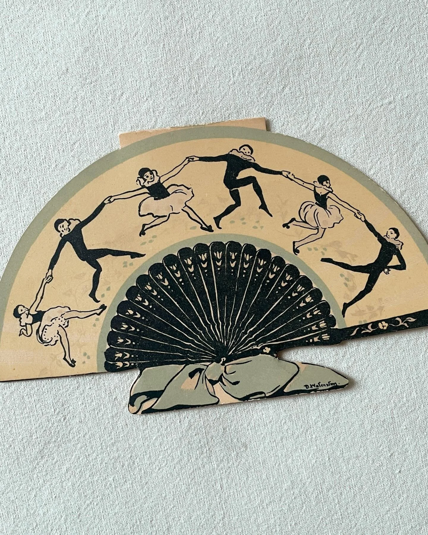 A favorite from my collection 🪭 vintage 1950s dance invitation 🪄💌