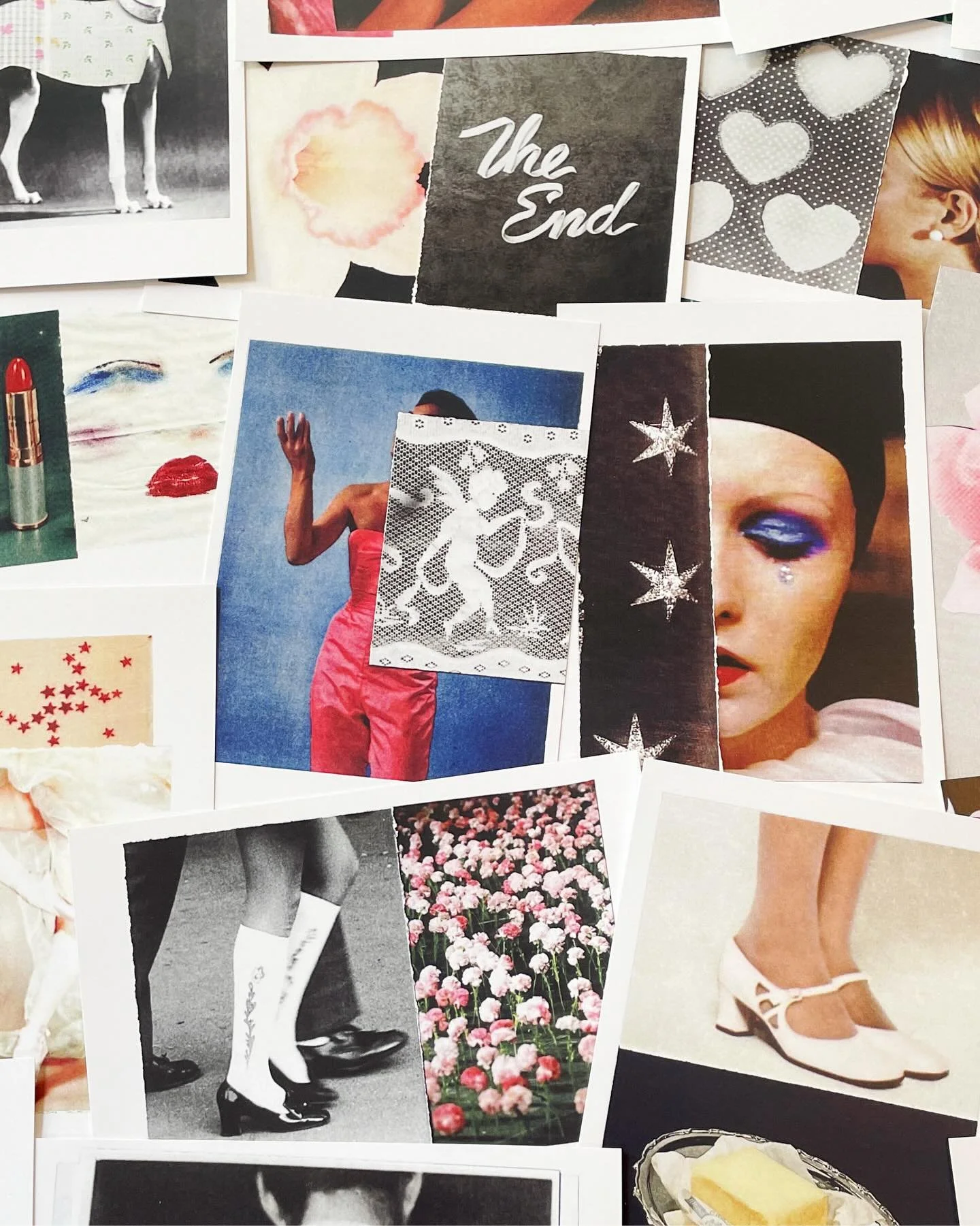 All Kinds Collage Postcard Set 💌 Now available online. Thirty-two 4 &times; 6&Prime; postcards featuring prints of original collages, printed on 100 lb matte satin paper.

www.all-kinds.shop