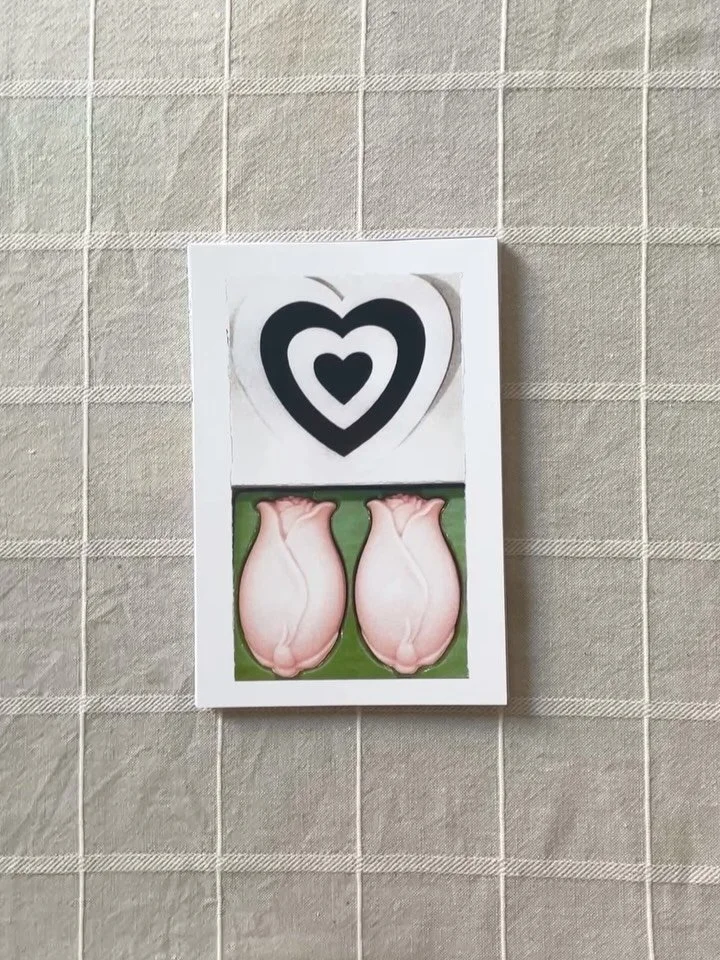 All twenty-three postcard designs included in the Valentines Collage set 🤍📮💌 Online now at www.all-kinds.shop