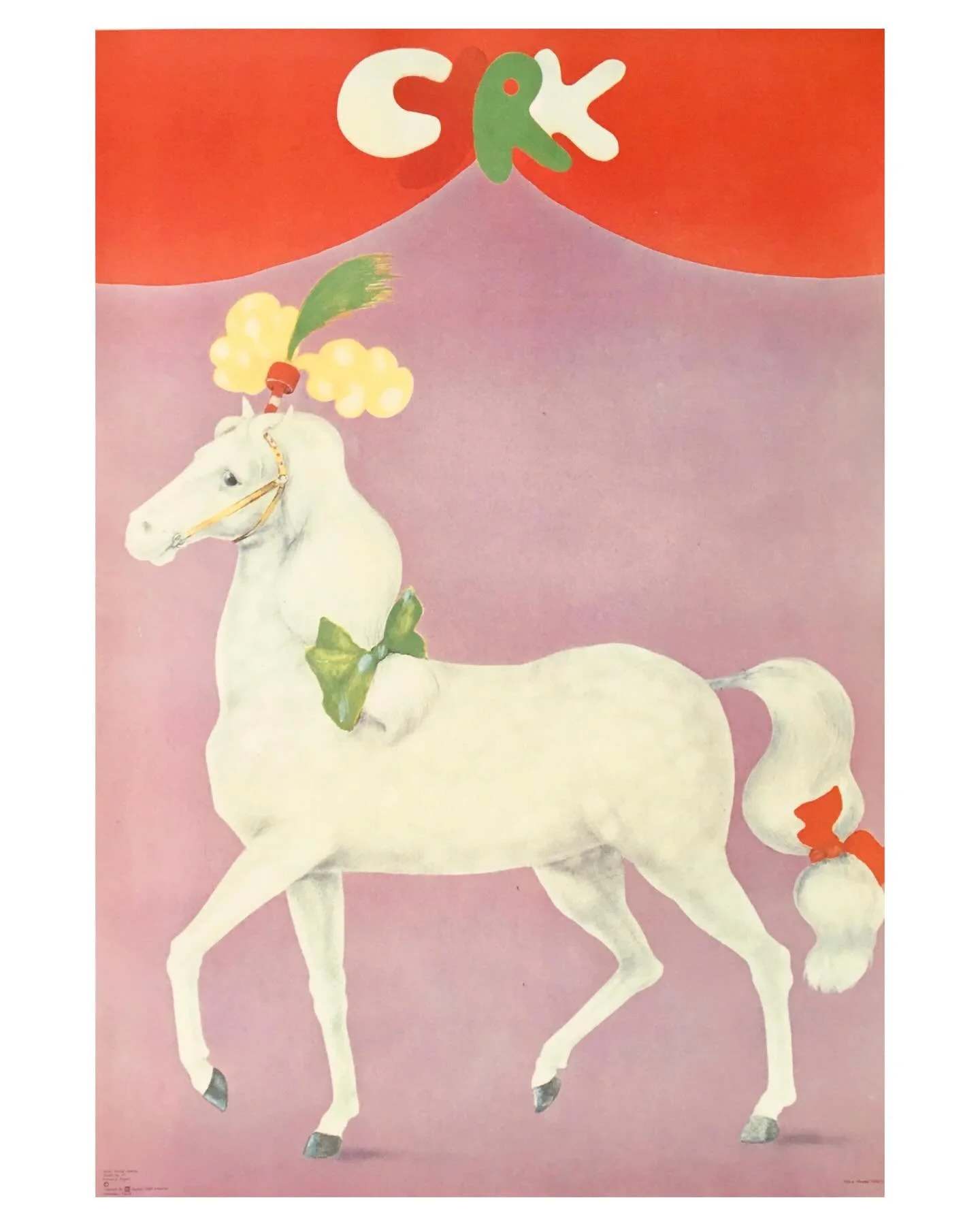 🐎💫🐎🌟🐎✨

1. Polish Circus Poster by Maciej Urbaniec from 1977 via First Dibs
2. Photograph by Tim Walker
3. Embroidered silk panel by Rebecca Crompton from the 1930s via V&amp;A Museum
4. Columbia River Plateau Native American beaded bag from 191