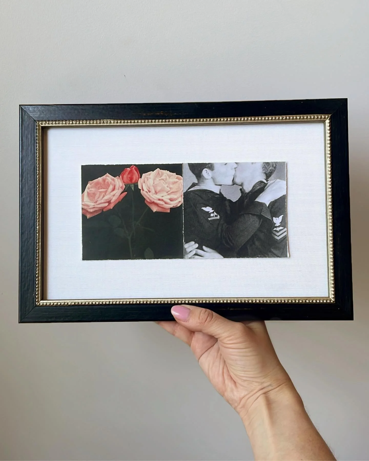 One newly framed piece headed to a very special home and a bunch from the archive ✂️ 💐