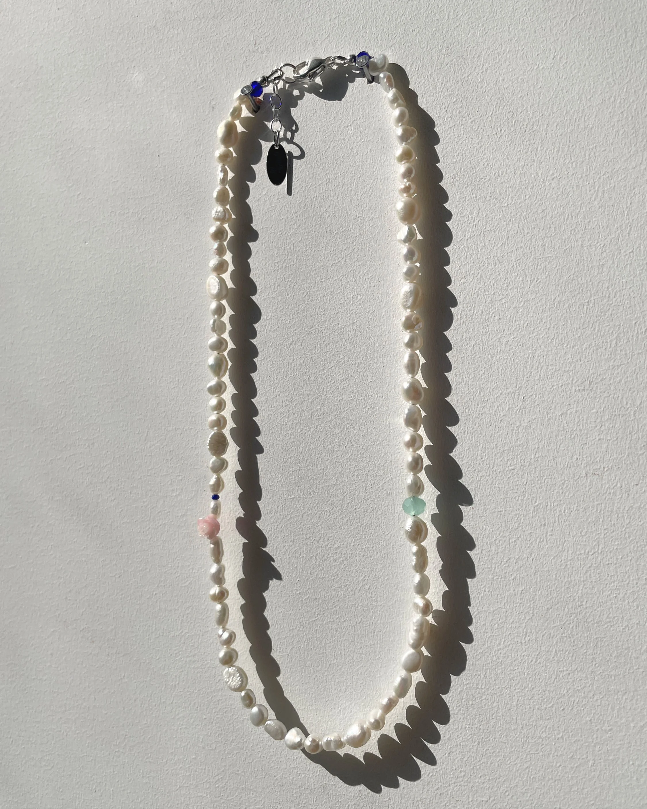 Rose and Pearls Necklace