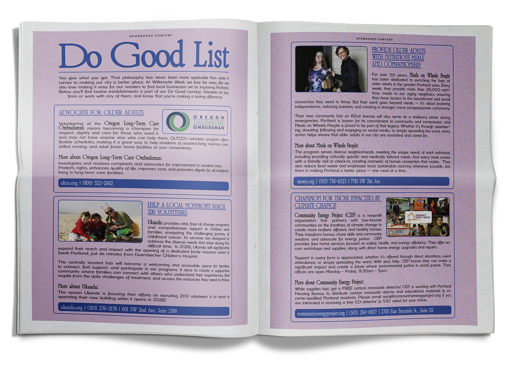 The Do Good List 2026 — WW Media