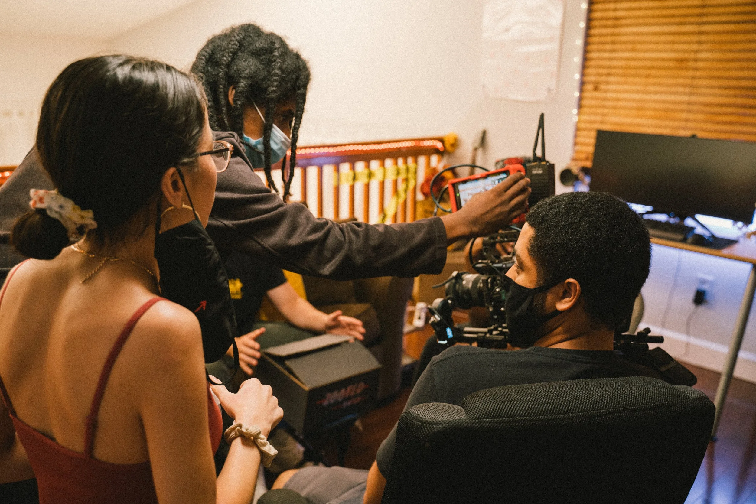 Behind the camera with crew.JPG