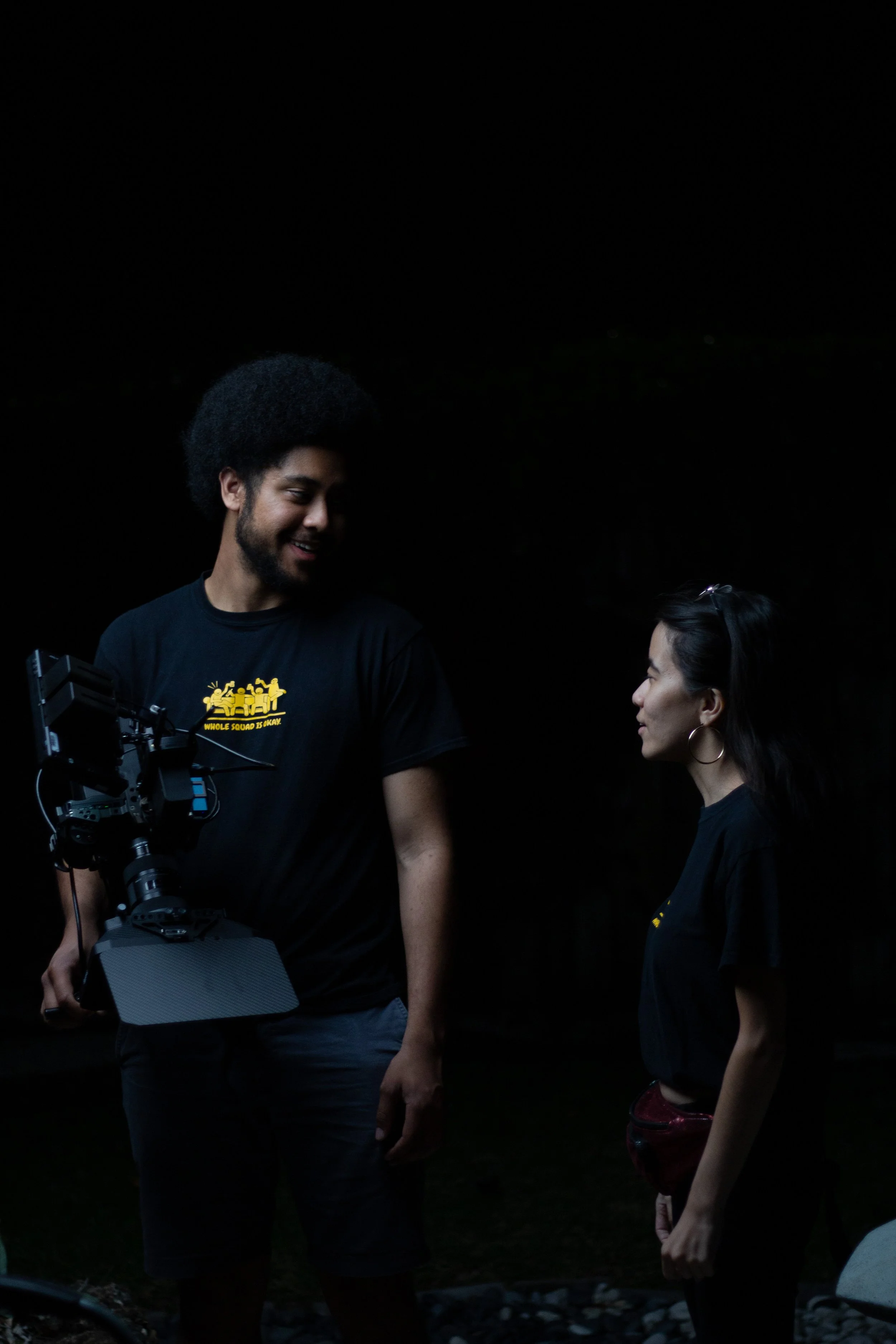 Mimi and Kevin behind camera.JPG