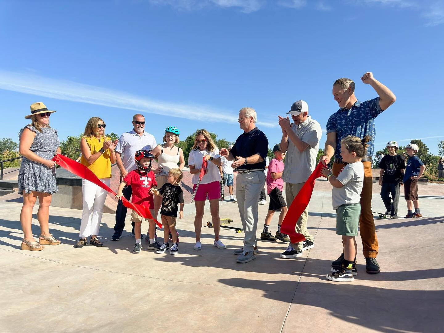 There's nothing more important to me than the kids in this community. Today, with the ribbon cutting of Molenaar Skate Park, Boise just got a whole lot brighter for every kid that skates, rolls, and scoots!

Kids in South Boise now have one of the be