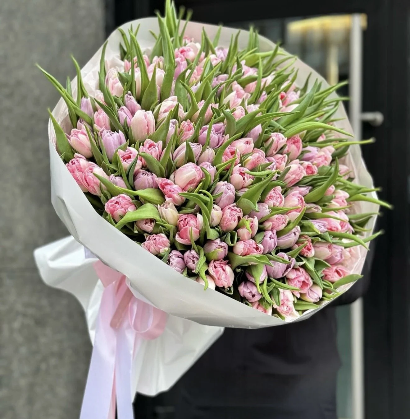 Purple and Pink Tulips Mix