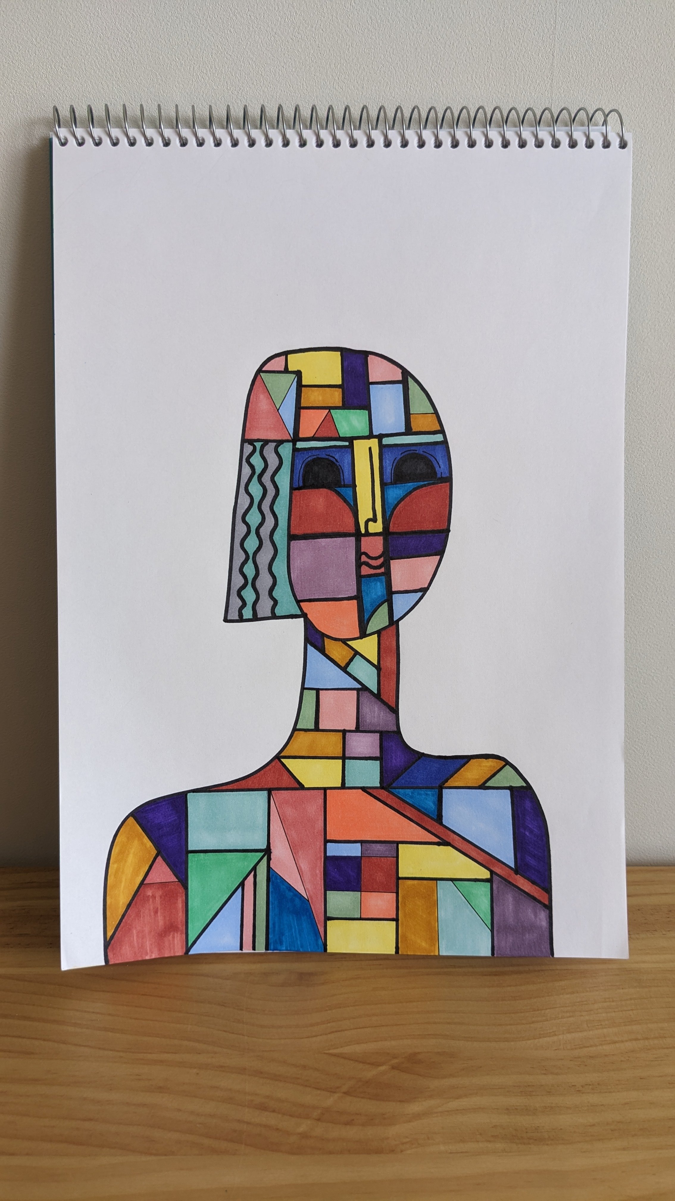 A colorful portrait inspired by Ruby Sky Stiler