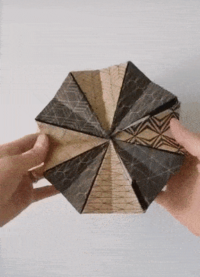 A mind-bending flexagon