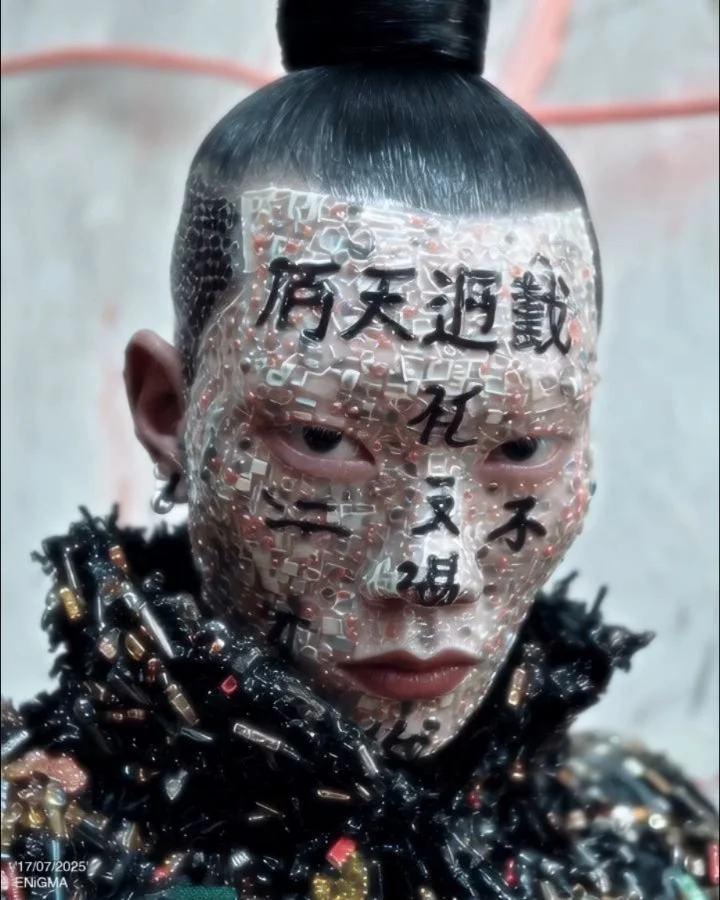 &quot;I literally wear all my characters on my face.&quot; 
- 17/07/2025

midjourney v7, topaz rhea &amp; theia
.
.
.
.
.
.
.
.
.
.
.
.
.
.
#digitalart #aiart #ai #art #artist #aiartcommunity #surrealart #midjourney #abstractart #hyperreal #stabledif