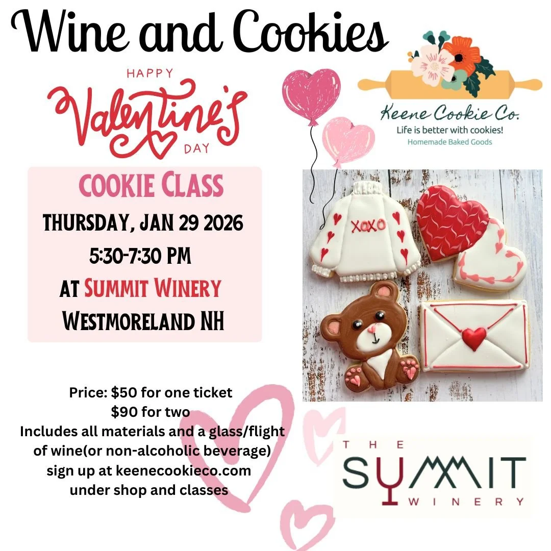 Wine and Cookies - Valentine's Day Cookie Decorating Class @ Summit Winery