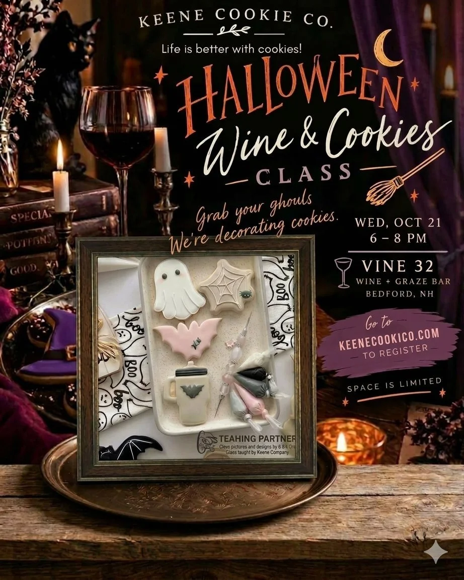 Halloween Wine & Cookie Decorating Class @Vine 32 Bedford NH