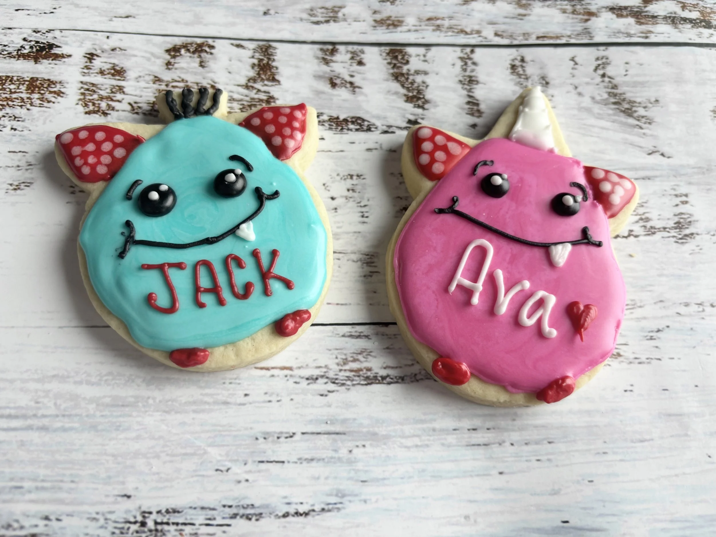 My Favorite Monster Personalized Gift Cookie