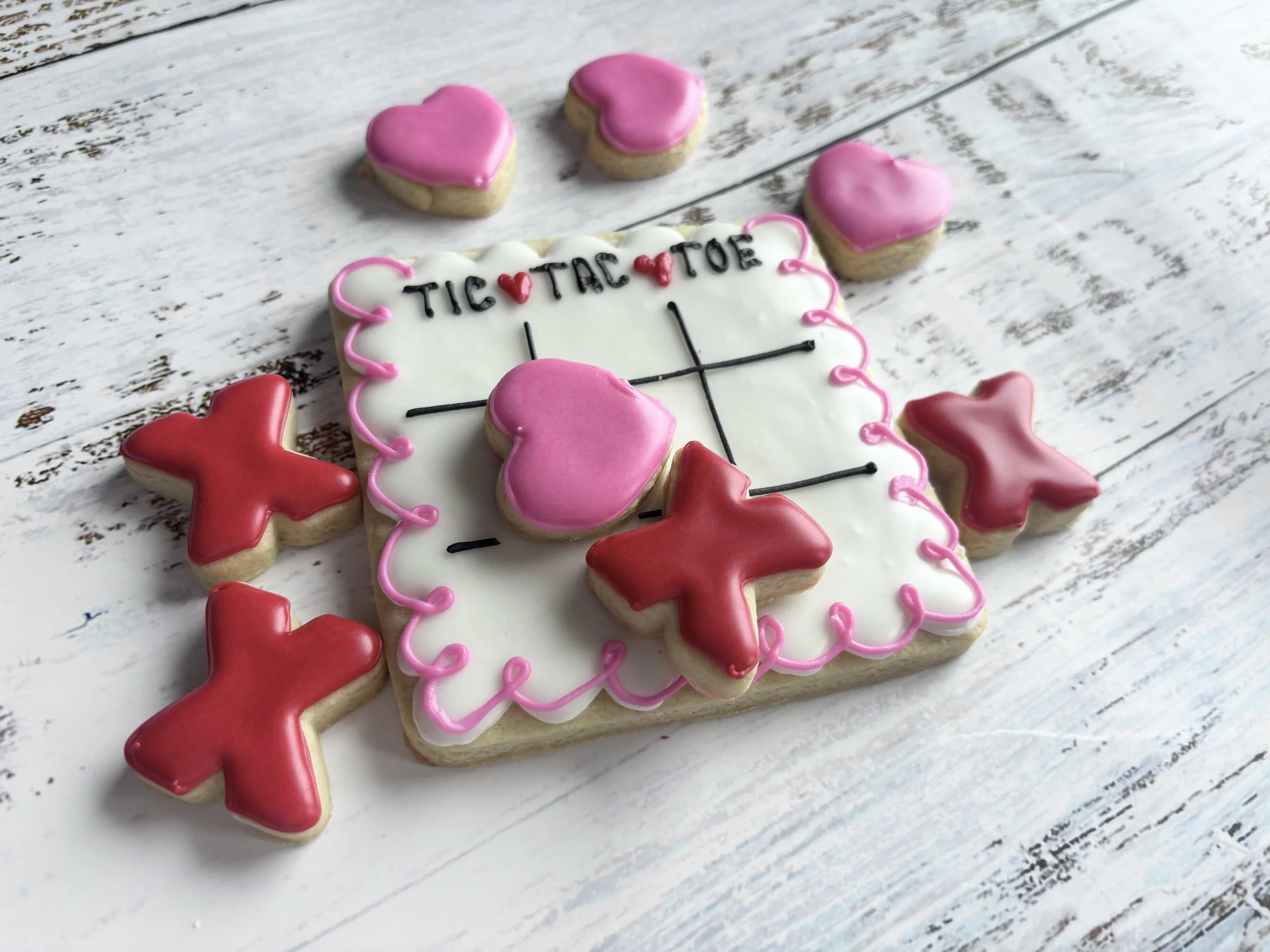 Tic-Tac-Toe Cookie Game Gift Set