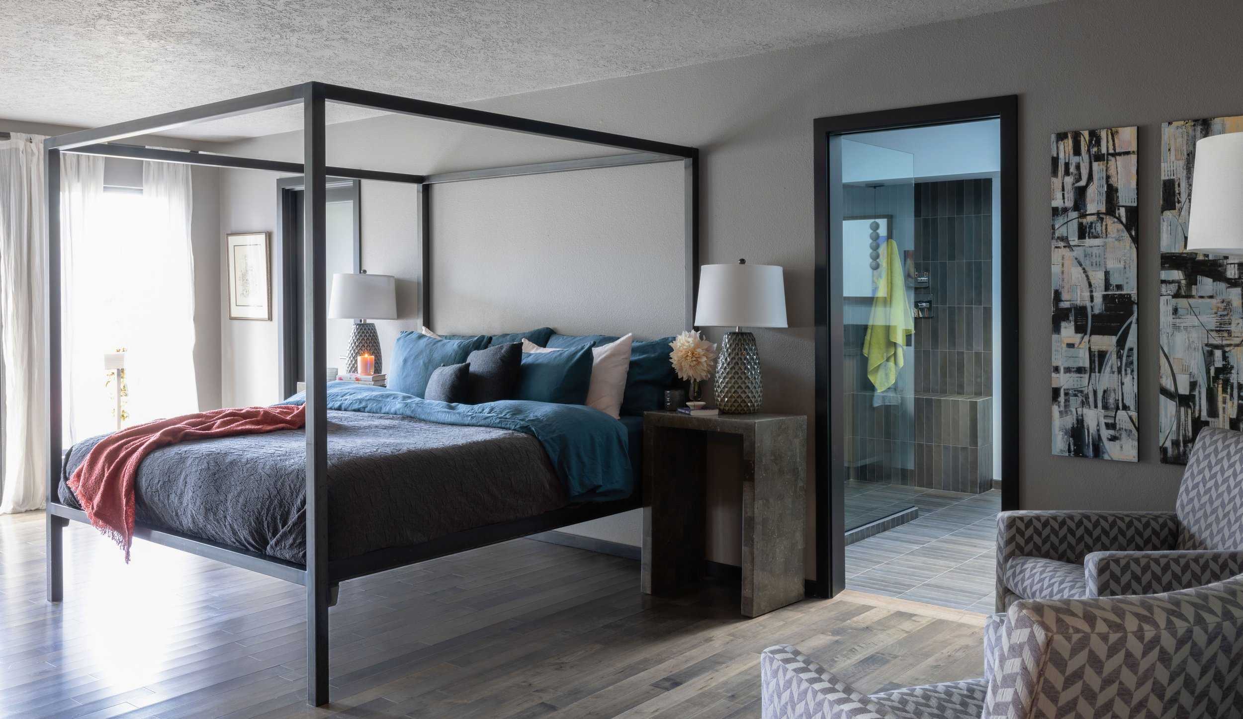Mt Tabor Contemporary Primary Bedroom Suite