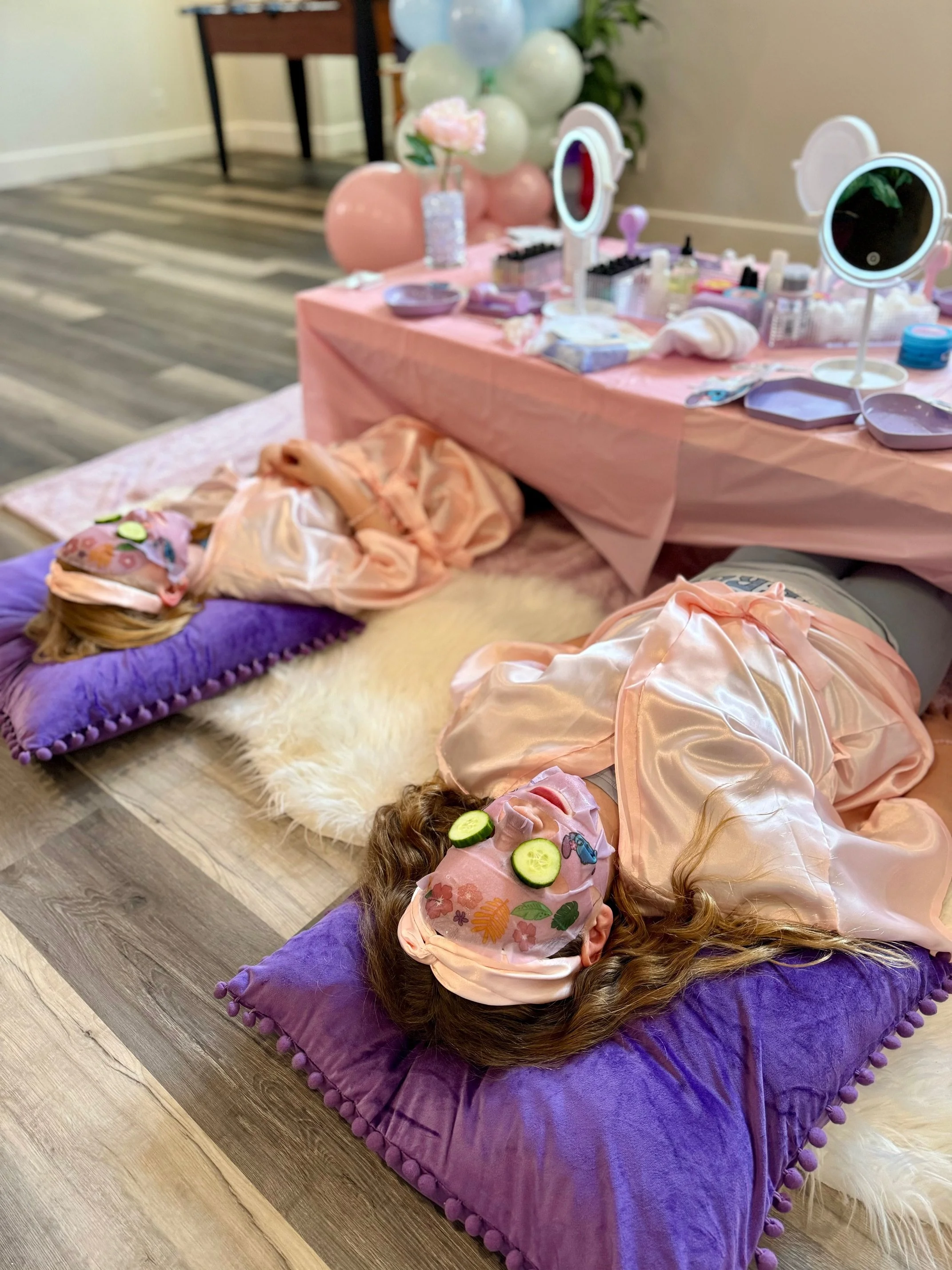 Spa party for birthday in Collingwood and Barrie