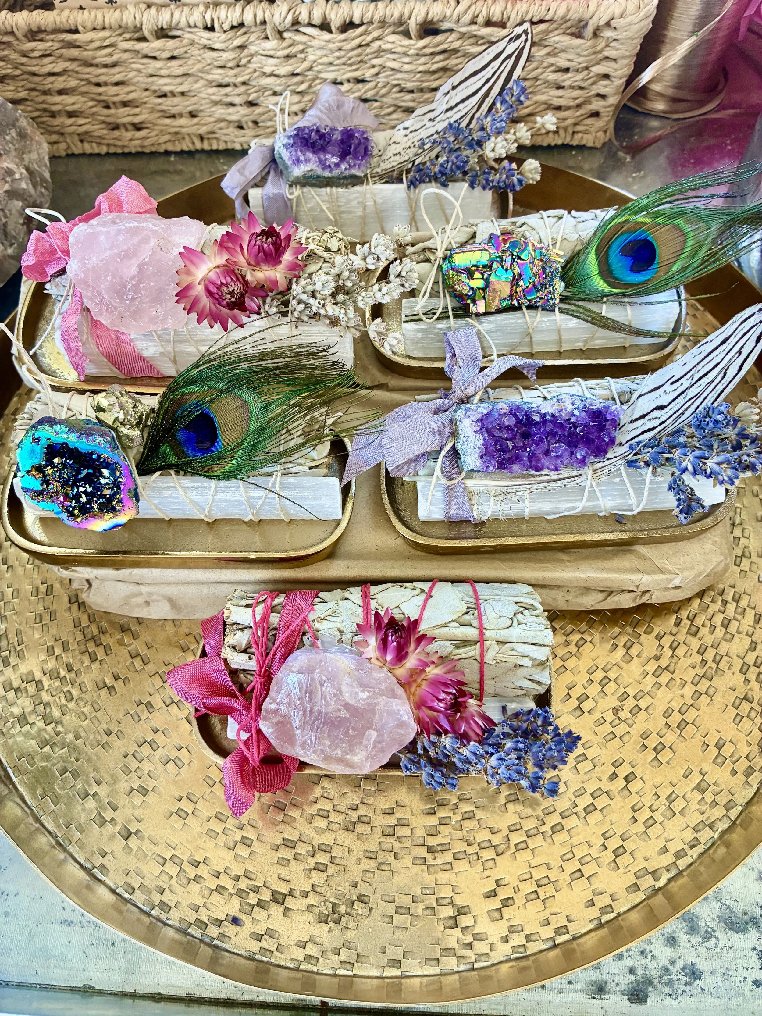 Crystalized Sage Bundles (Small)