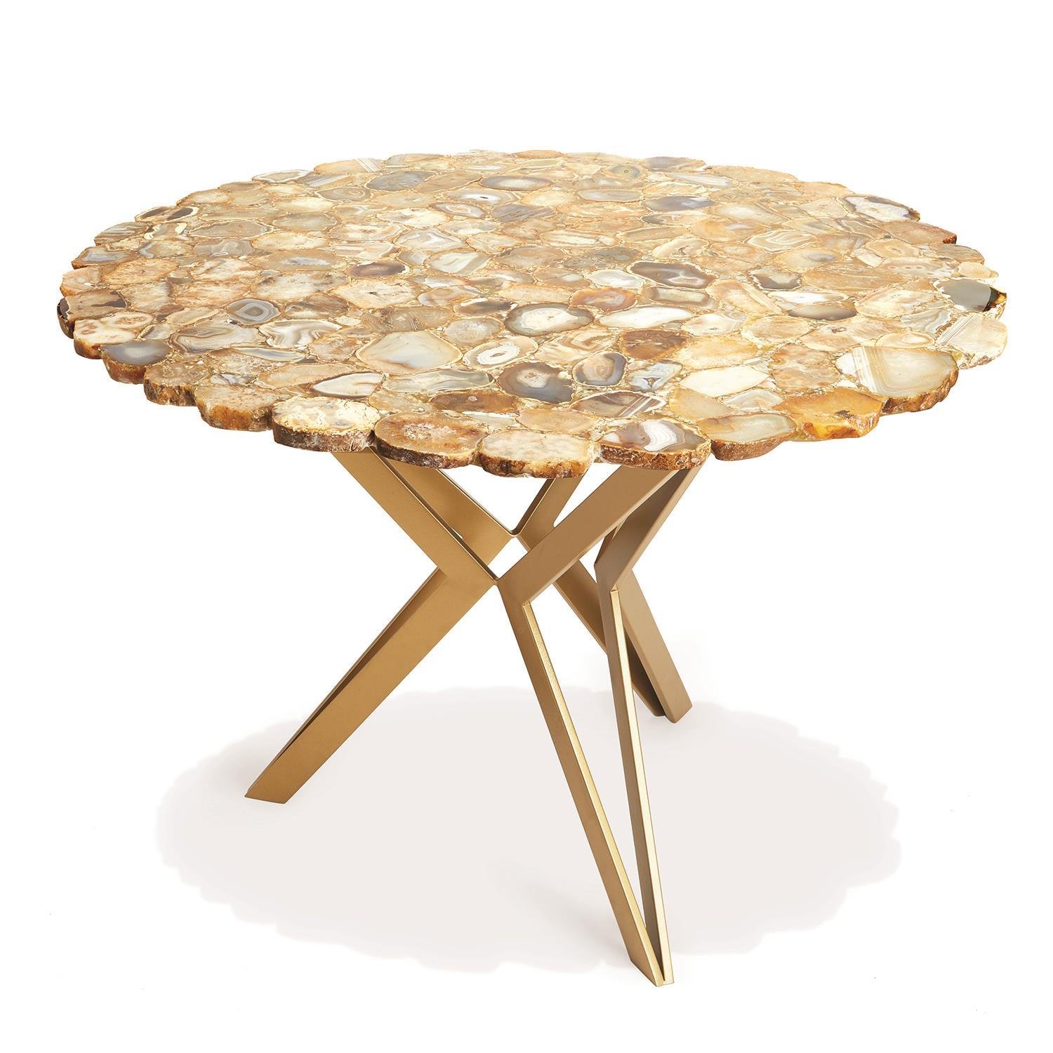 Natural Agate Table 36" Round