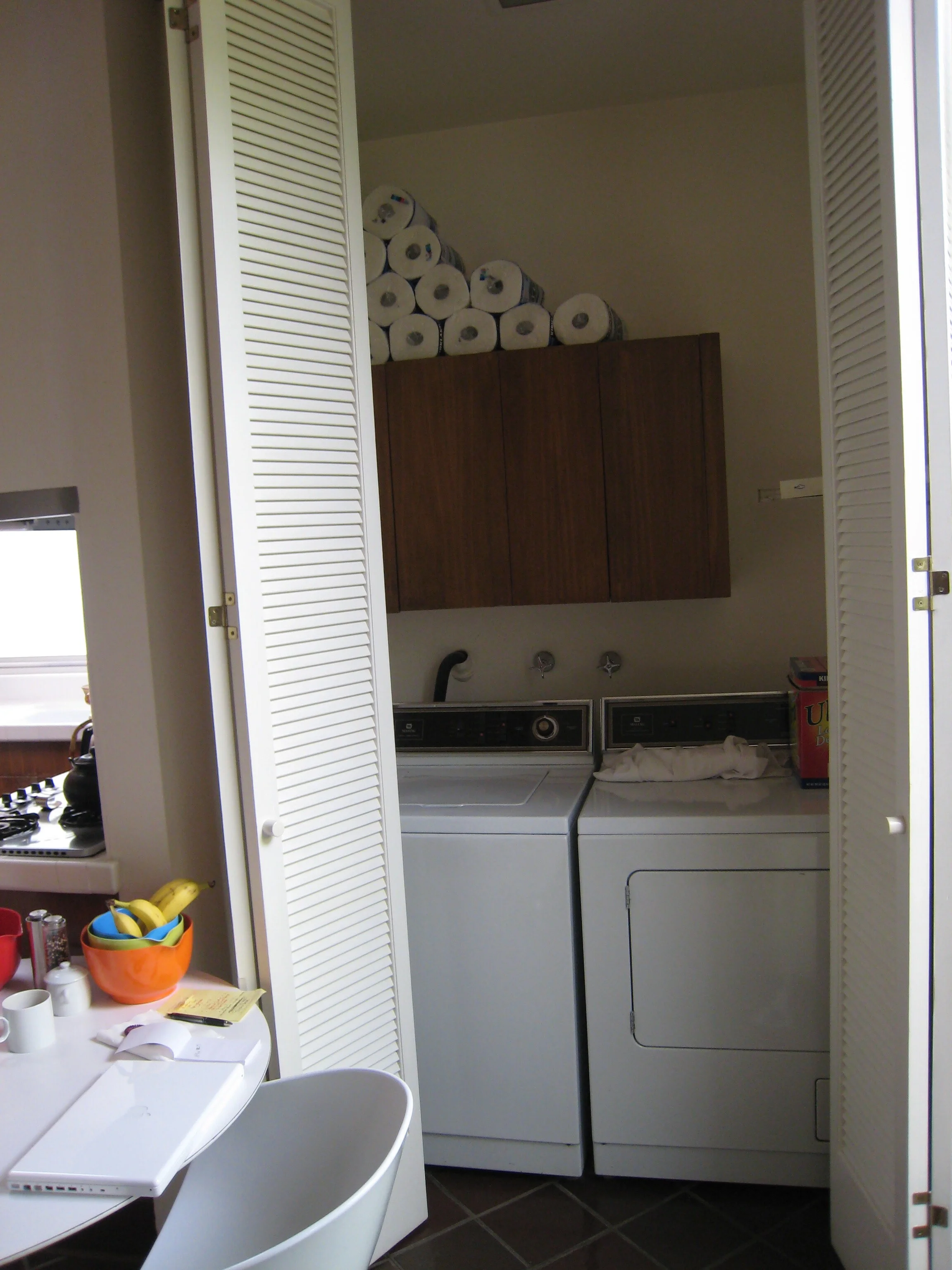 BEFORE: Laundry closet