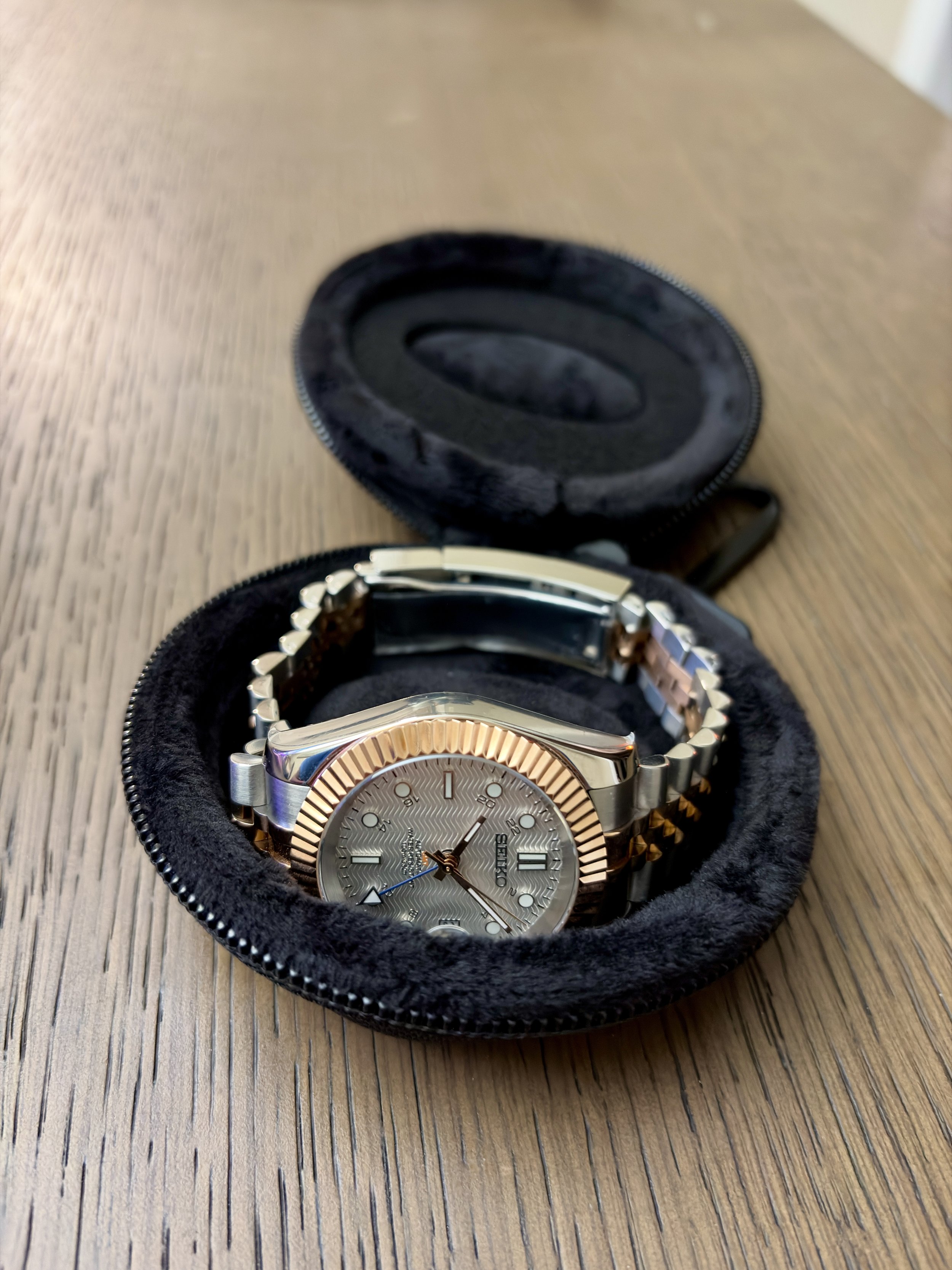 Single Watch Travel Case – Black