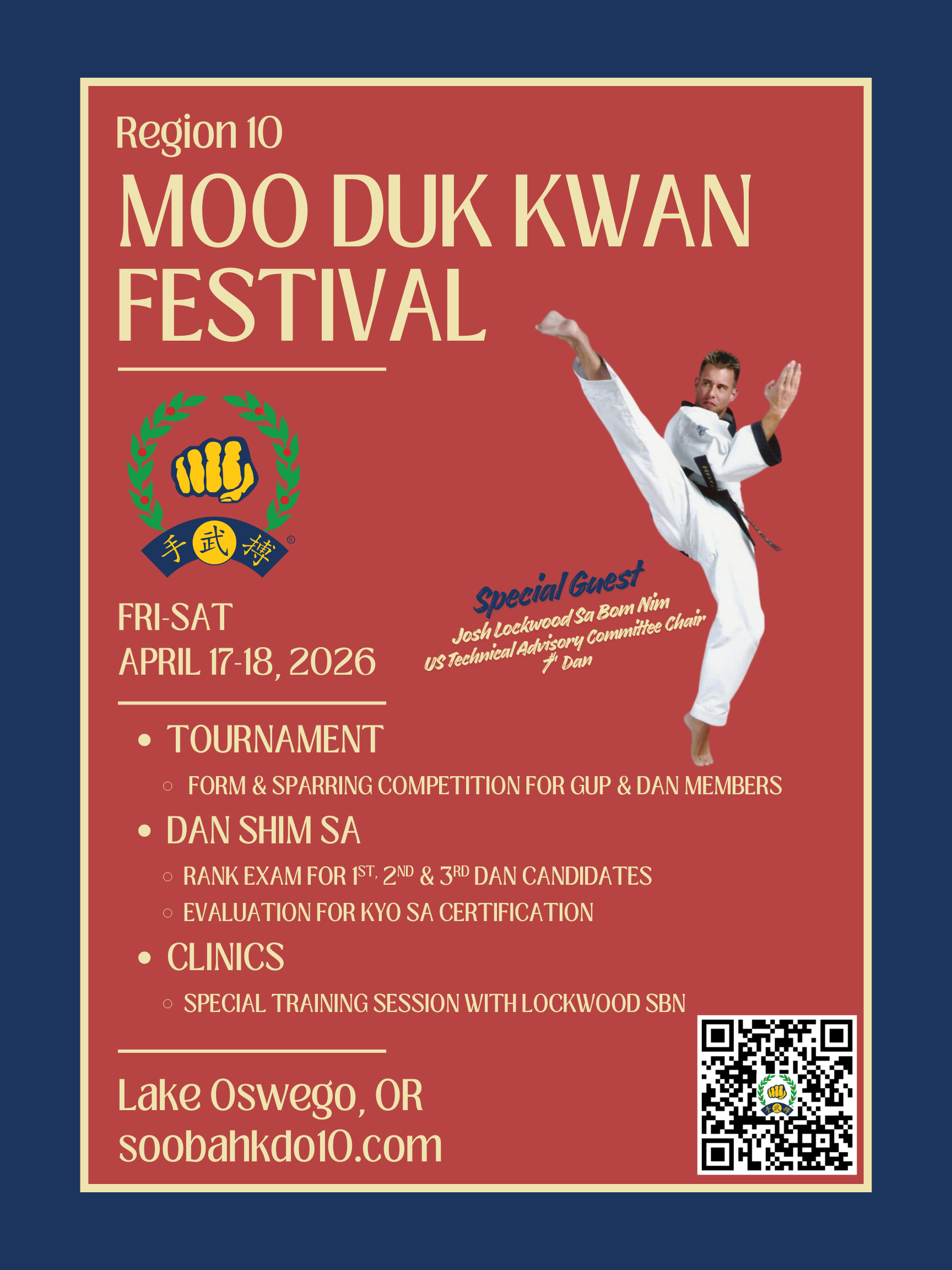 Region 10 Spring Dan Shim Sa & Moo Duk Kwan Festival