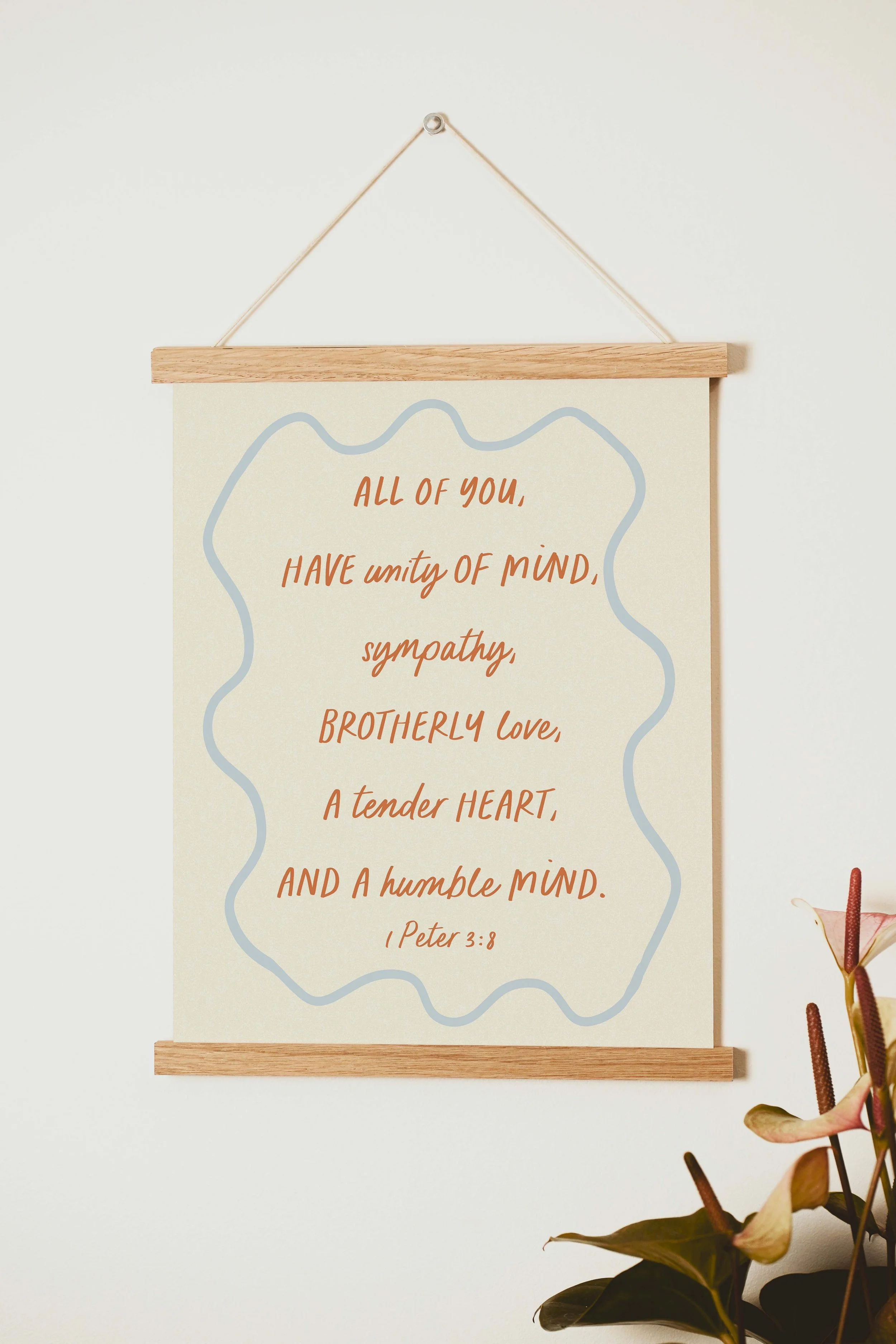 1 Peter 3:8 Digital Print