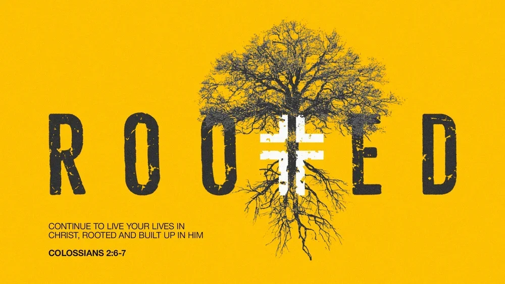ROOTED 2026 graphic representing spiritual growth at Reflection Church in Pasadena, California.