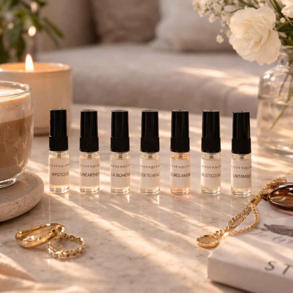 Before the world gets loud,
there&rsquo;s a small moment that belongs only to you.

Coffee warming your hands.
Sunlight finding its way through the window.
A scent chosen just for today.

Not for anyone else.
Just for how you want to feel.

That&rsqu