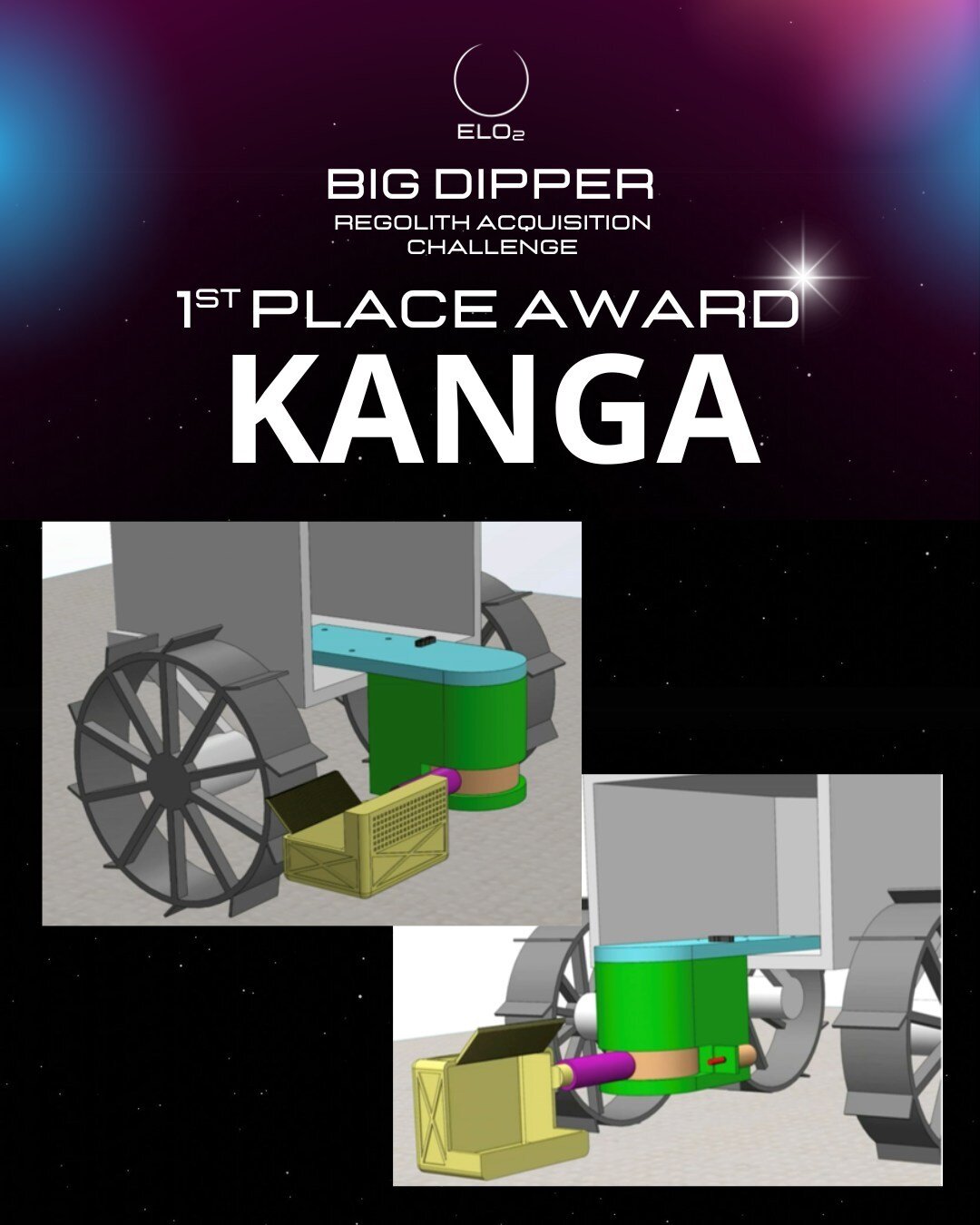 Congratulations to one of three @elo2.au Big Dipper Challenge 1st Place Winners &ndash; KANGA! ⁠
⁠
Winning designs were judged on creativity, functionality, durability, scalability, and evidence of design optimisation. The Kompact Articulation with N
