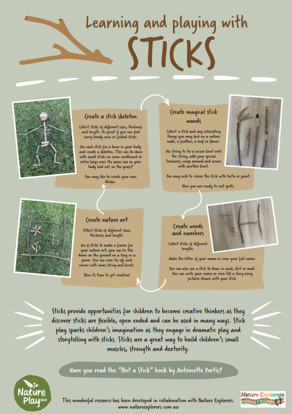 Learning and Playing with Sticks