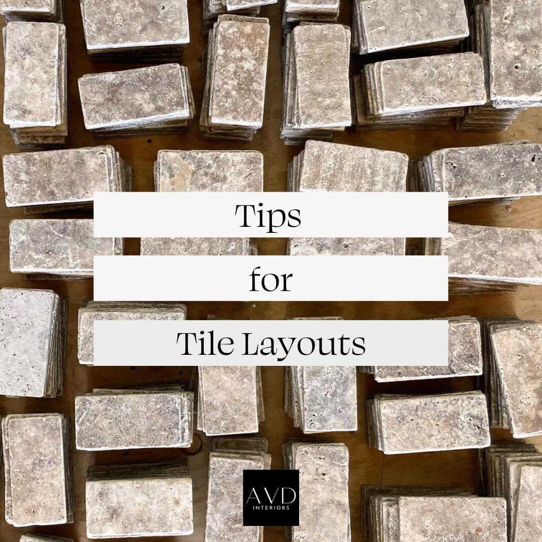 Tile Layouts...

To ensure a successful tile installation, it's essential to have your designer or yourself present during the layout process. Here are some helpful tips to keep in mind:

✔ Discuss the size of floor tiles with your tiler and confirm 