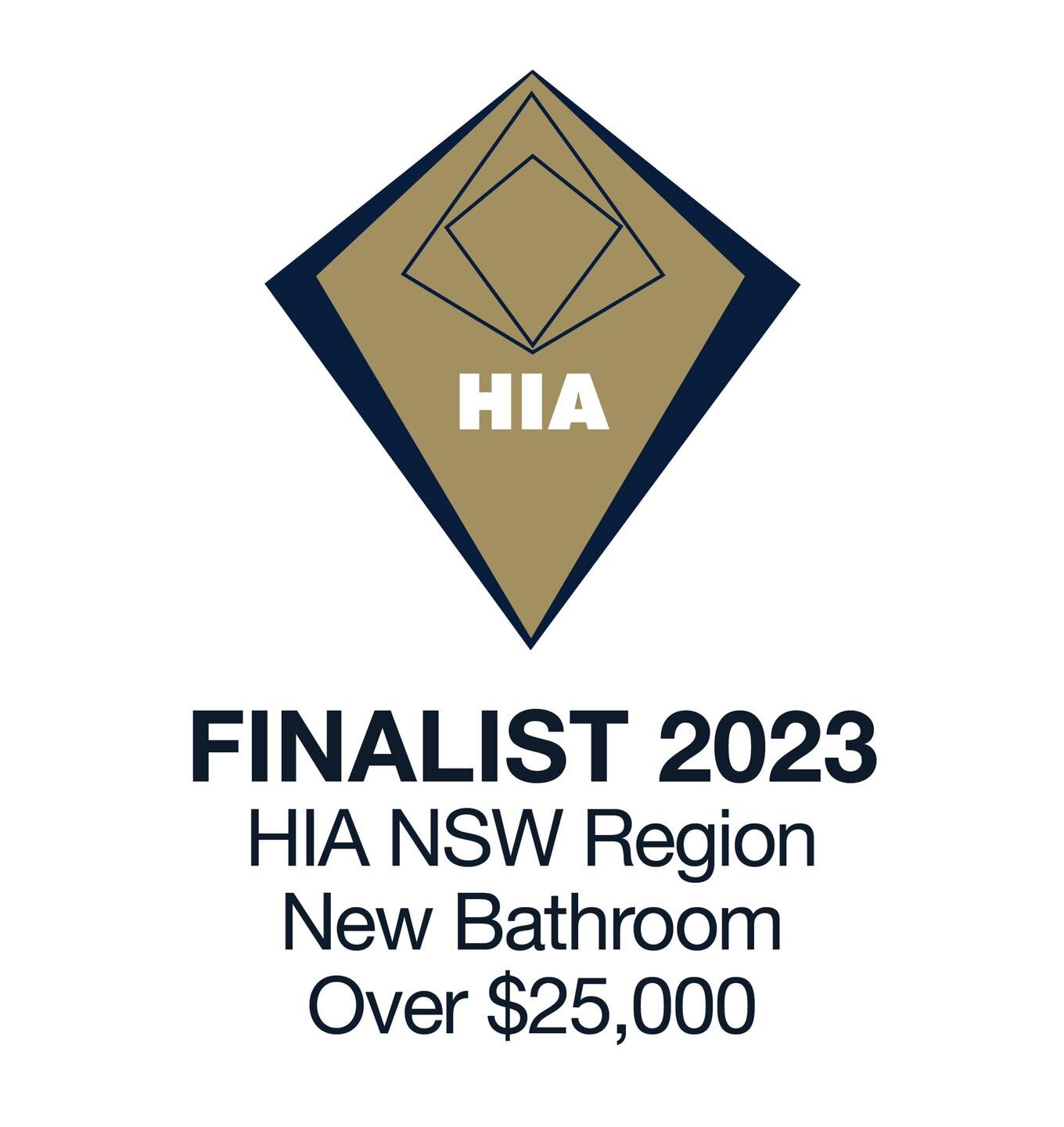 Pretty chuffed&hellip;

&hellip;to let you know that The Marine Project is a finalist in two categories of the 2023 HIA-CSR NSW Housing and Kitchen &amp; Bathroom Awards.

The ensuite has been selected for the New Bathroom category, and the main bath