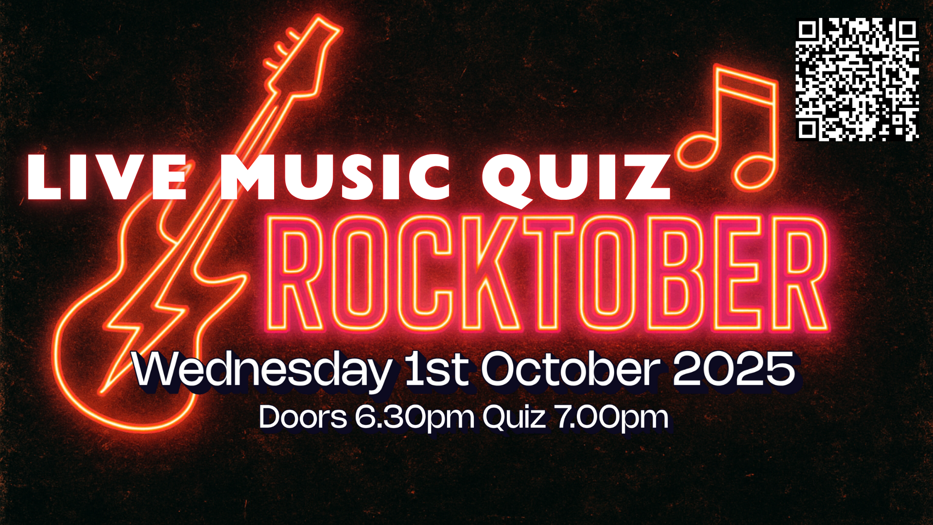Live Music Quiz - ROCKTOBER!