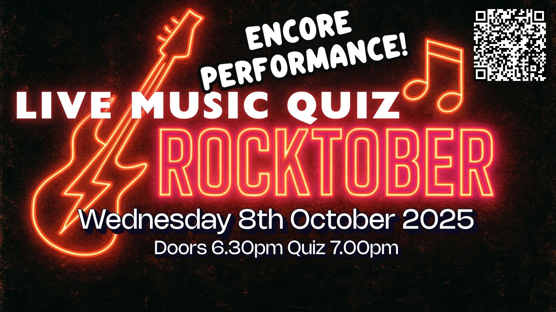 Encore Live Music Quiz - ROCKTOBER!