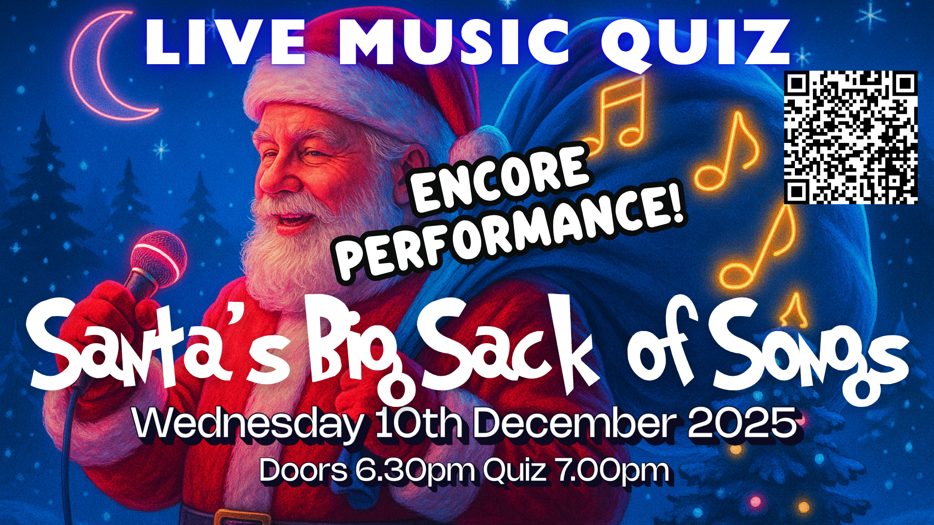 Encore Live Music Quiz - Santas Big Sack of Songs