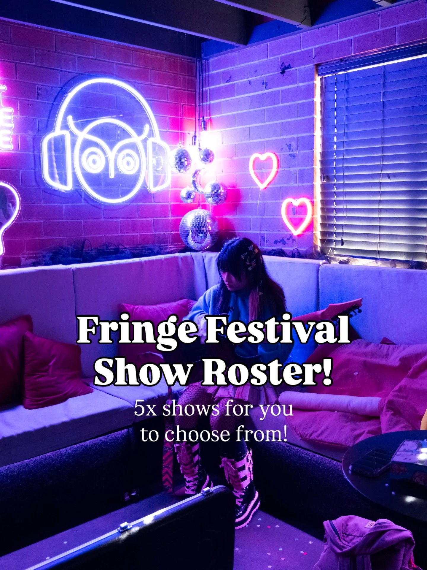 We&rsquo;re officially part of this year&rsquo;s Fringe Festival, and Night Owl Studio is hosting 5 public Fringe shows in our intimate warehouse space in Morley! 🙌🏼

The shows are Immersive. Vibrant and Electric. ⚡️ 

Headlining the season from @a