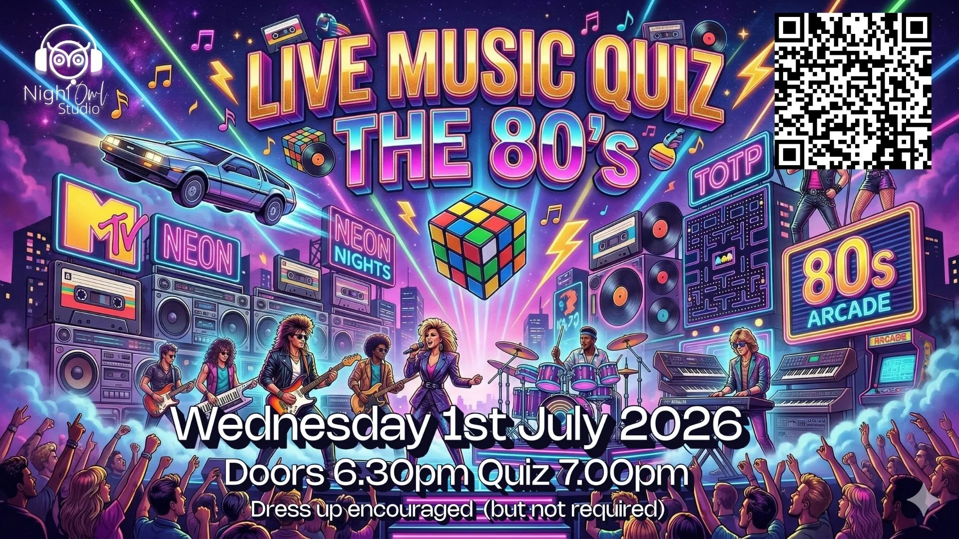 Live Music Quiz - The 80's